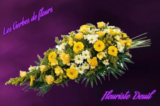 FLEURISTE DEUIL LES GERBE DE FLEURS DEUIL