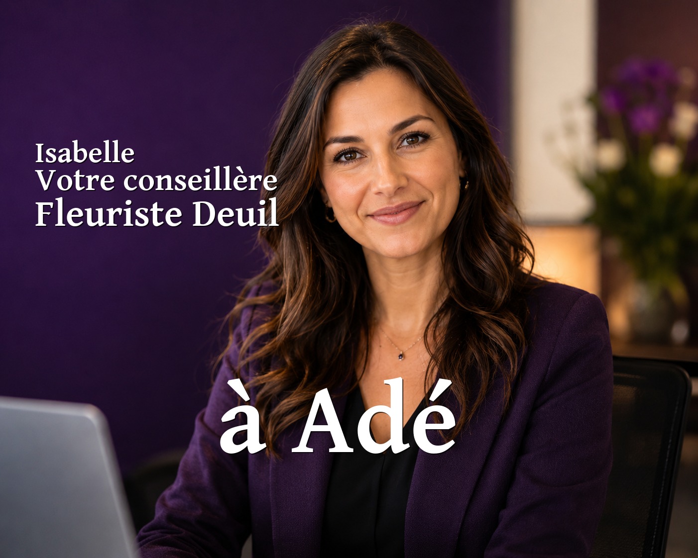 Isabelle, votre conseillère Fleuriste Deuil à Adé