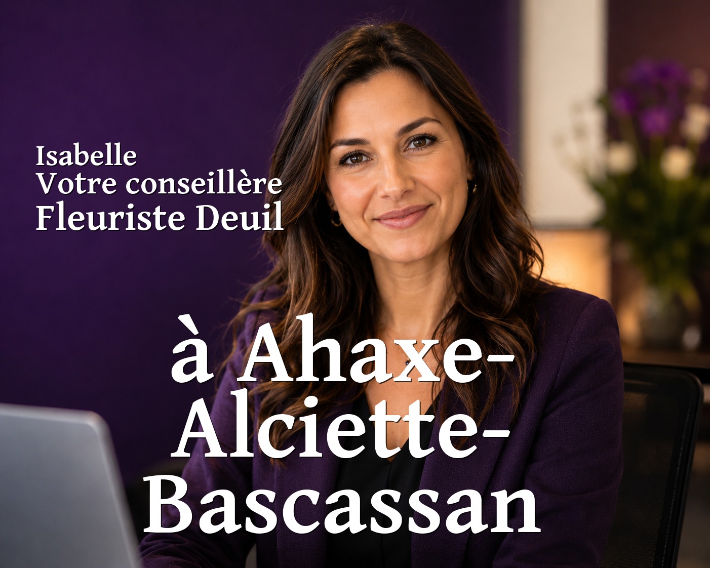 Isabelle, votre conseillère Fleuriste Deuil à Ahaxe-Alciette-Bascassan