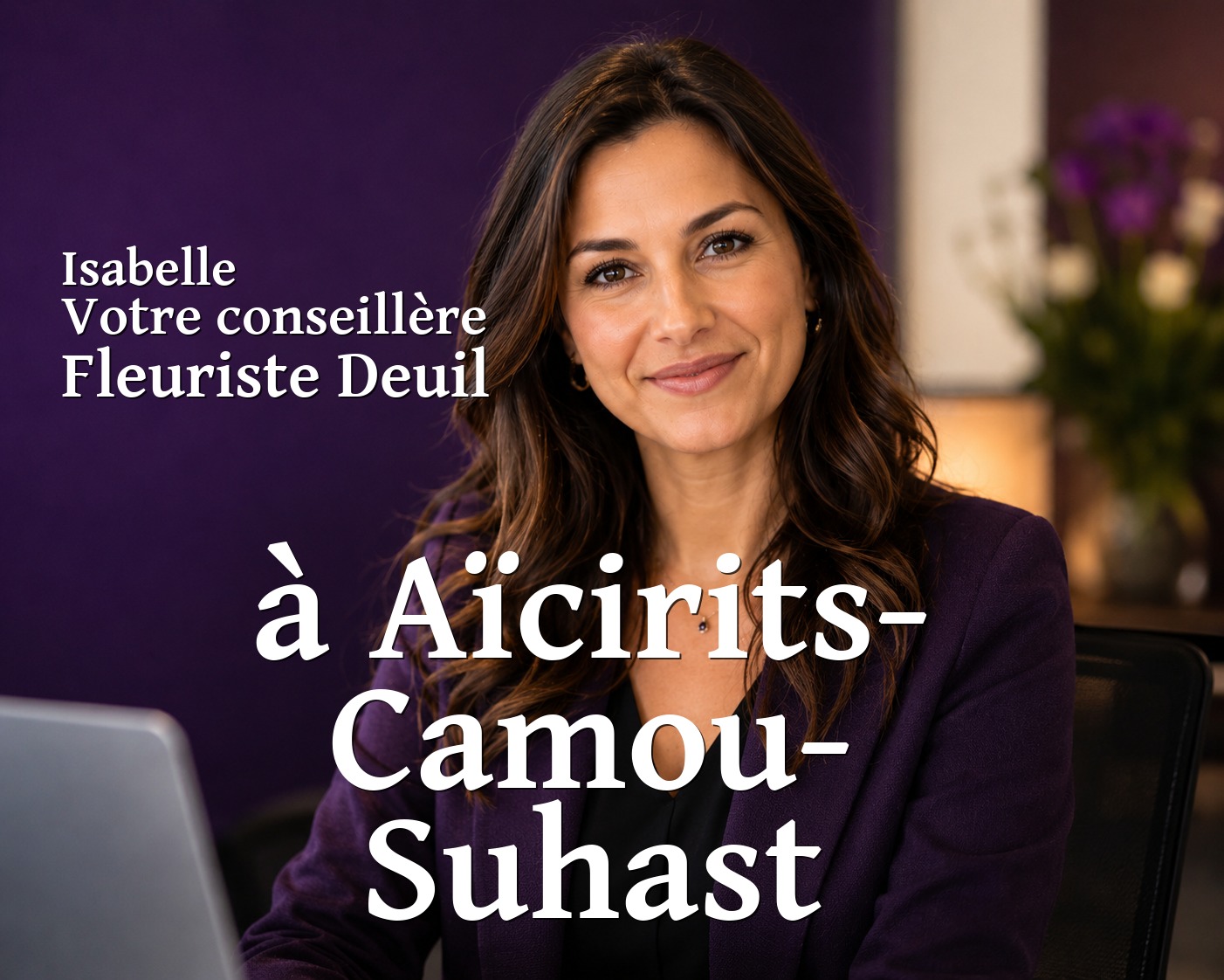 Isabelle, votre conseillère Fleuriste Deuil à Aïcirits-Camou-Suhast