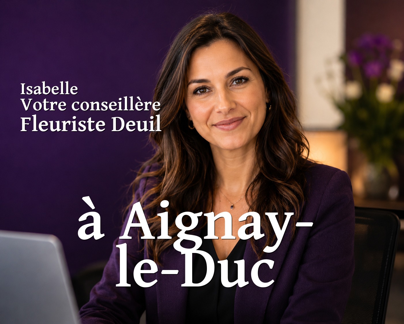 Isabelle, votre conseillère Fleuriste Deuil à Aignay-le-Duc