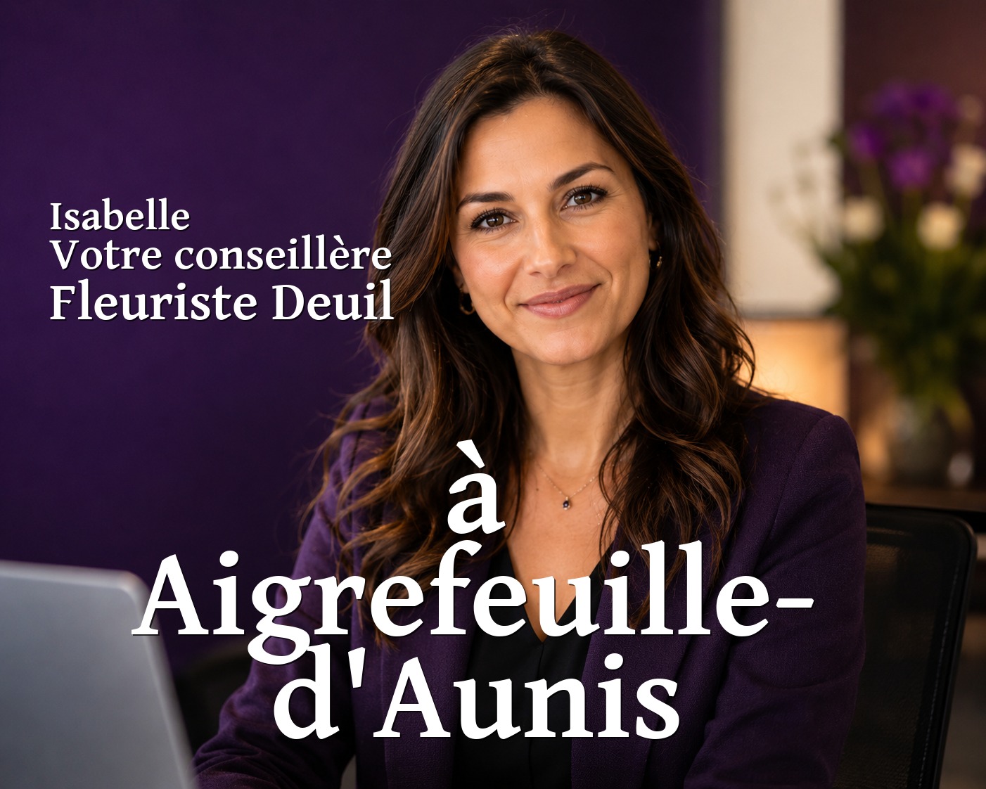 Isabelle, votre conseillère Fleuriste Deuil à Aigrefeuille-d'Aunis