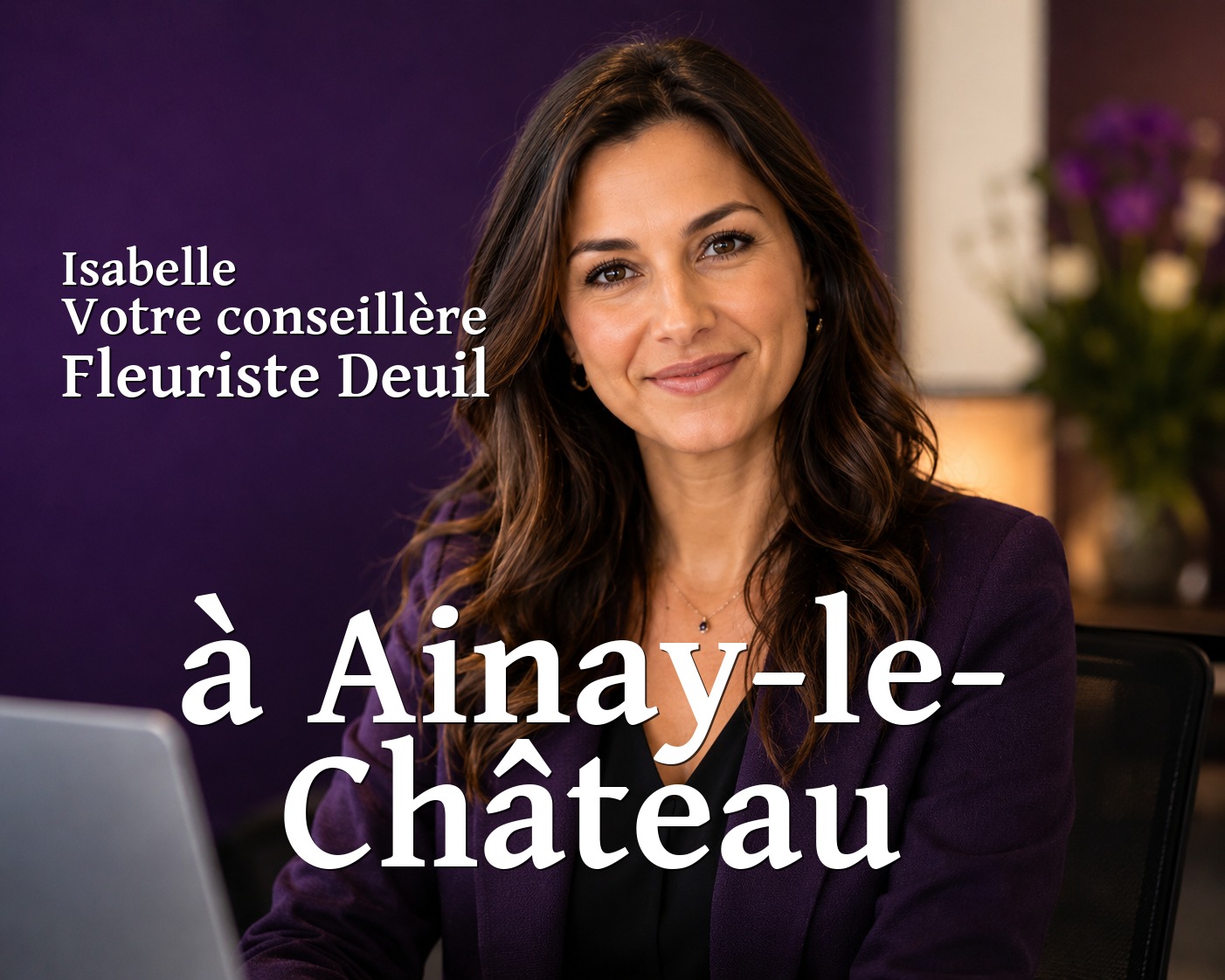 Isabelle, votre conseillère Fleuriste Deuil à Ainay-le-Château