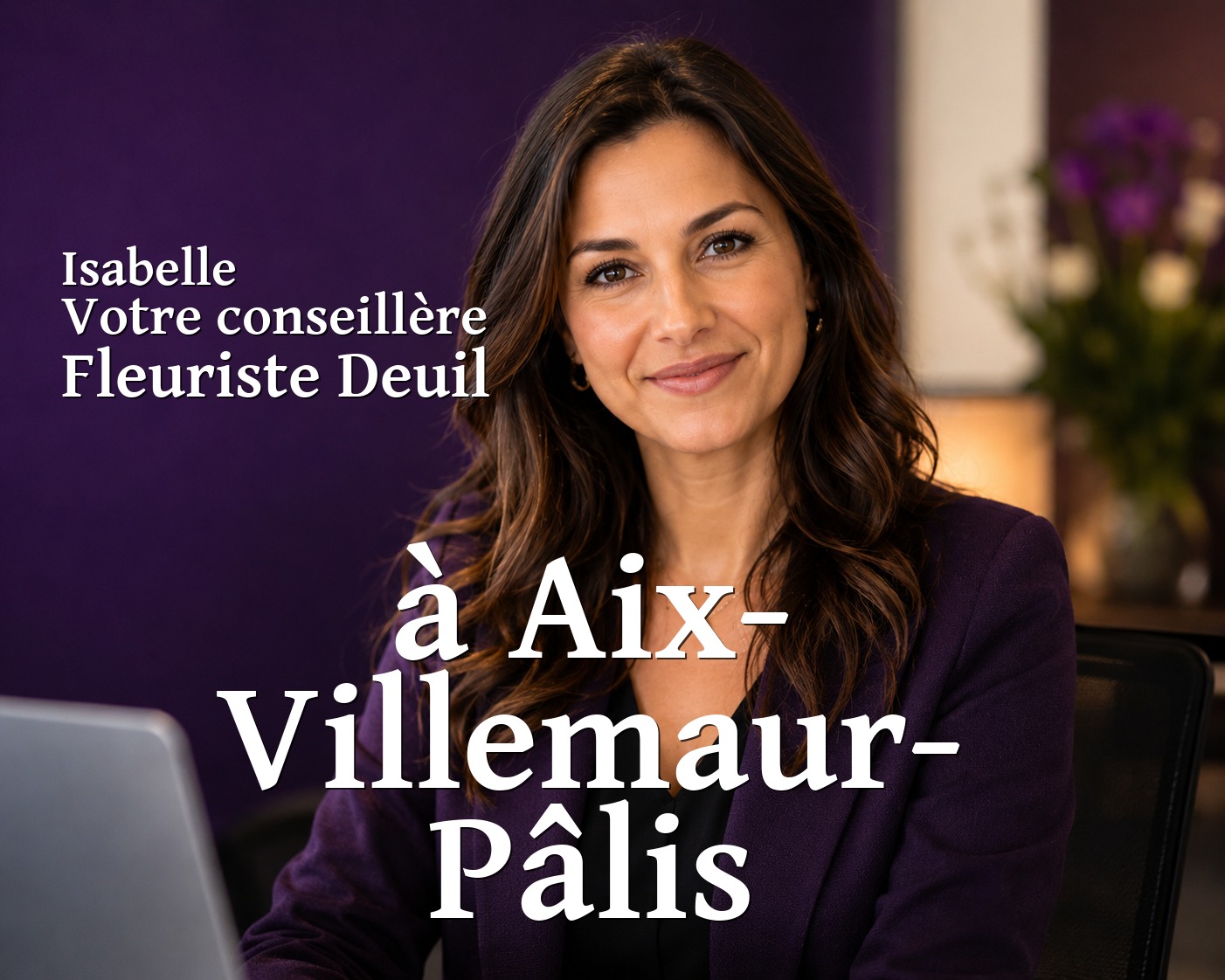 Isabelle, votre conseillère Fleuriste Deuil à Aix-Villemaur-Pâlis