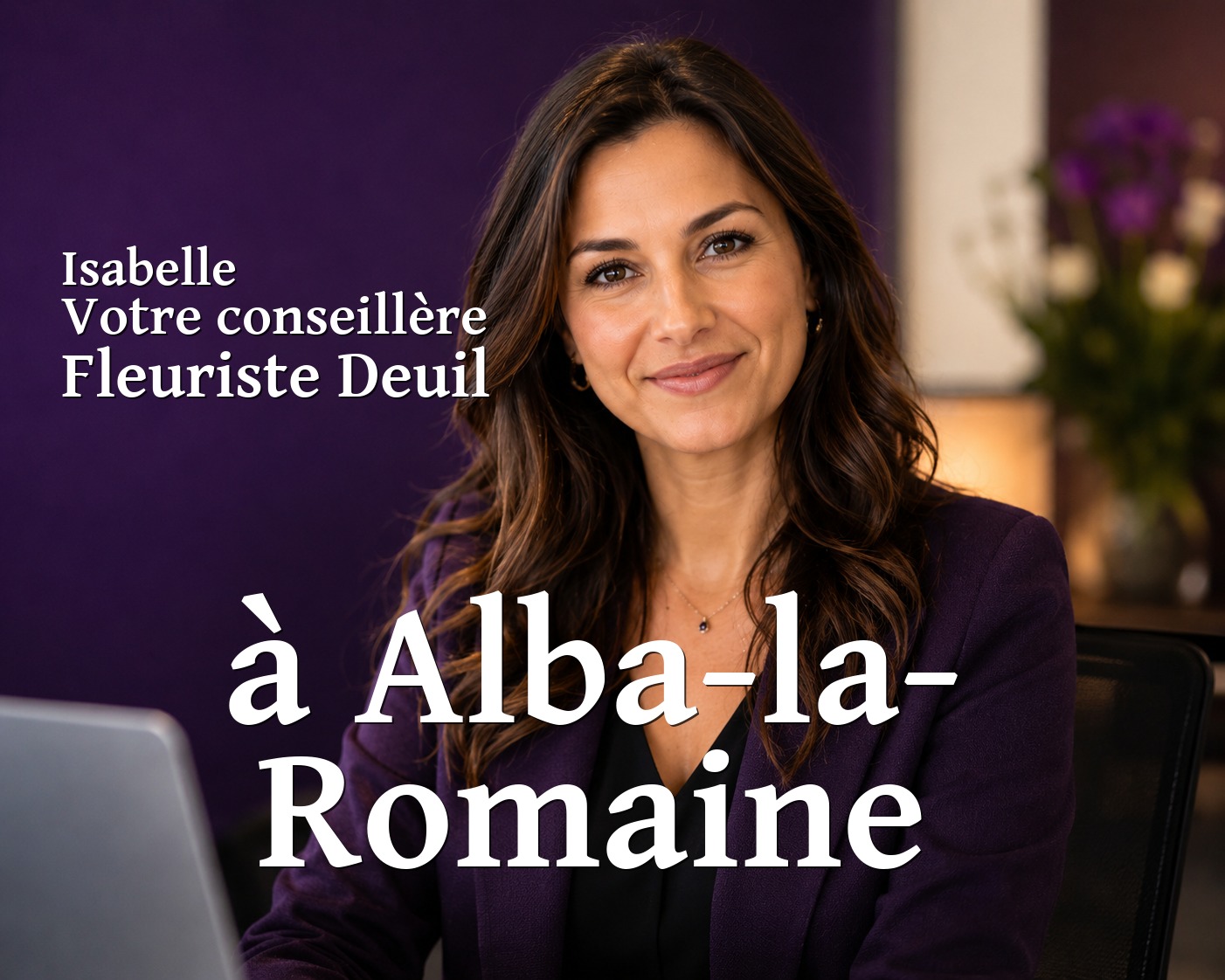 Isabelle, votre conseillère Fleuriste Deuil à Alba-la-Romaine