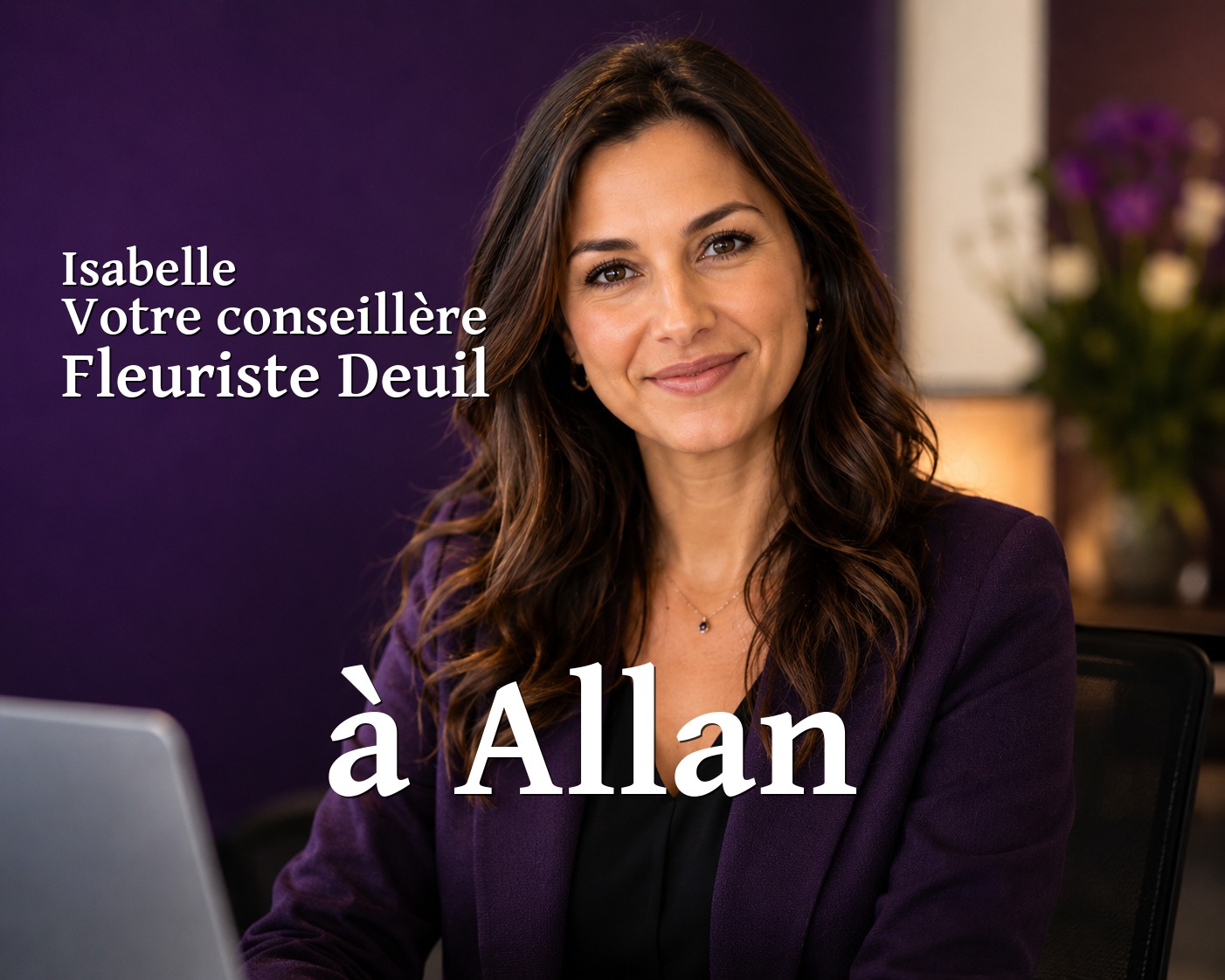 Isabelle, votre conseillère Fleuriste Deuil à Allan
