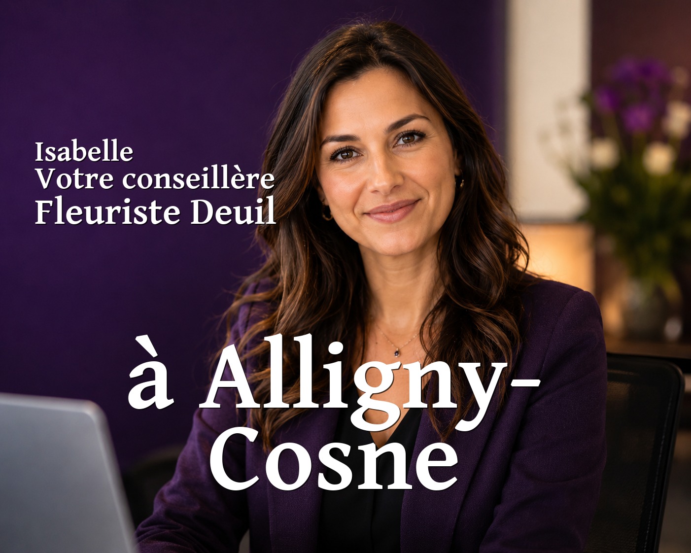 Isabelle, votre conseillère Fleuriste Deuil à Alligny-Cosne