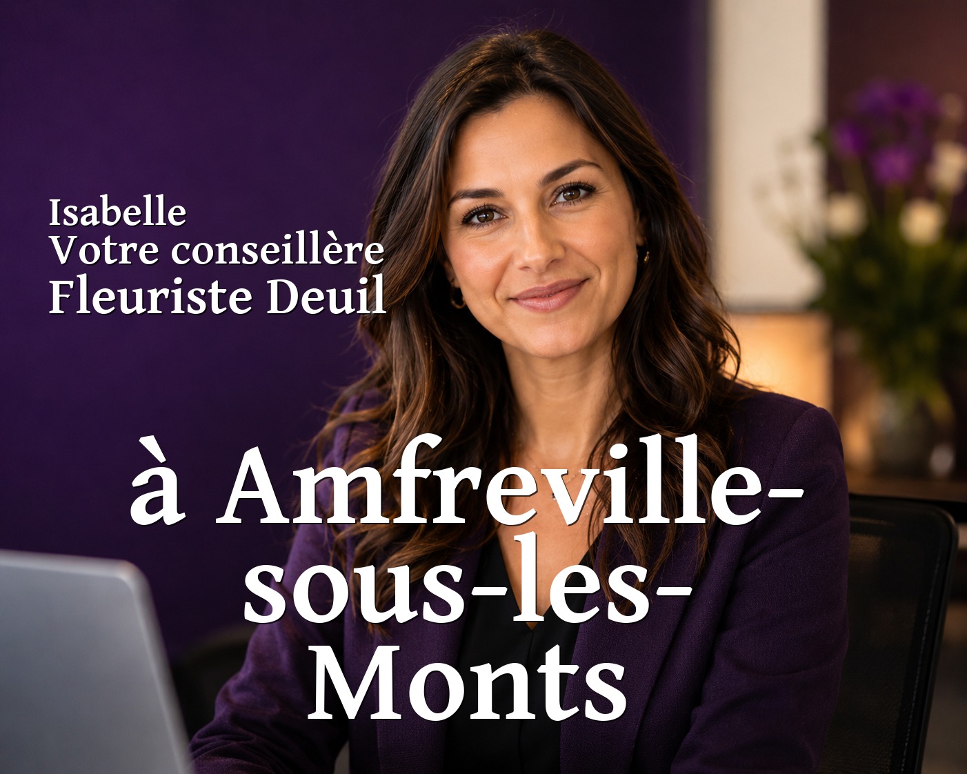 Isabelle, votre conseillère Fleuriste Deuil à Amfreville-sous-les-Monts