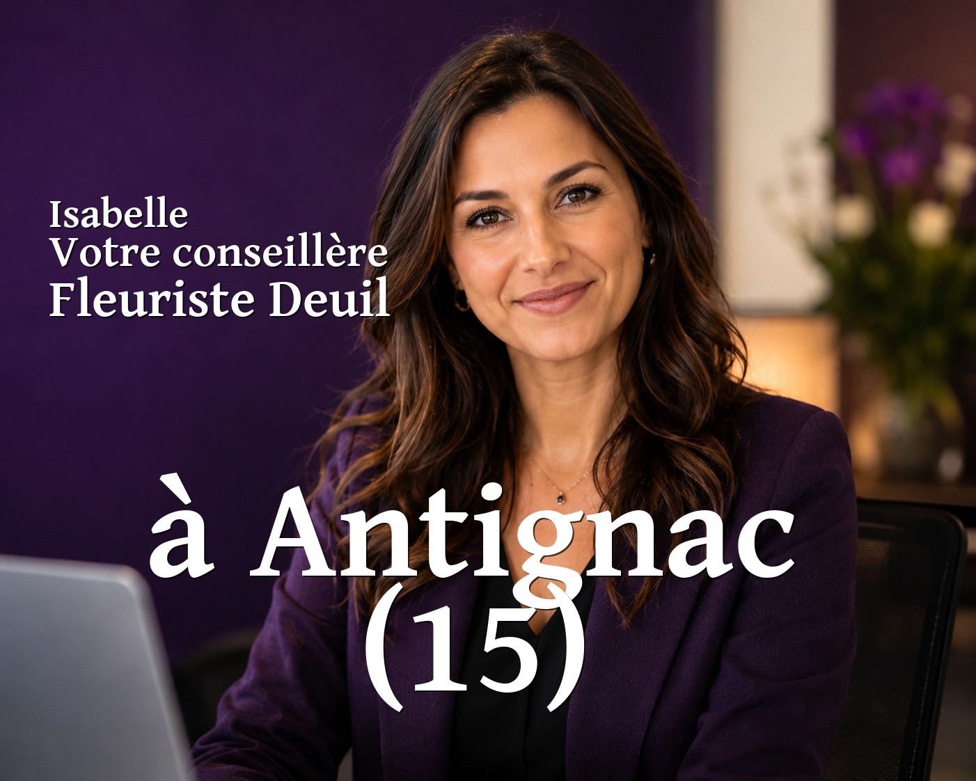 Isabelle, votre conseillère Fleuriste Deuil à Antignac (15)