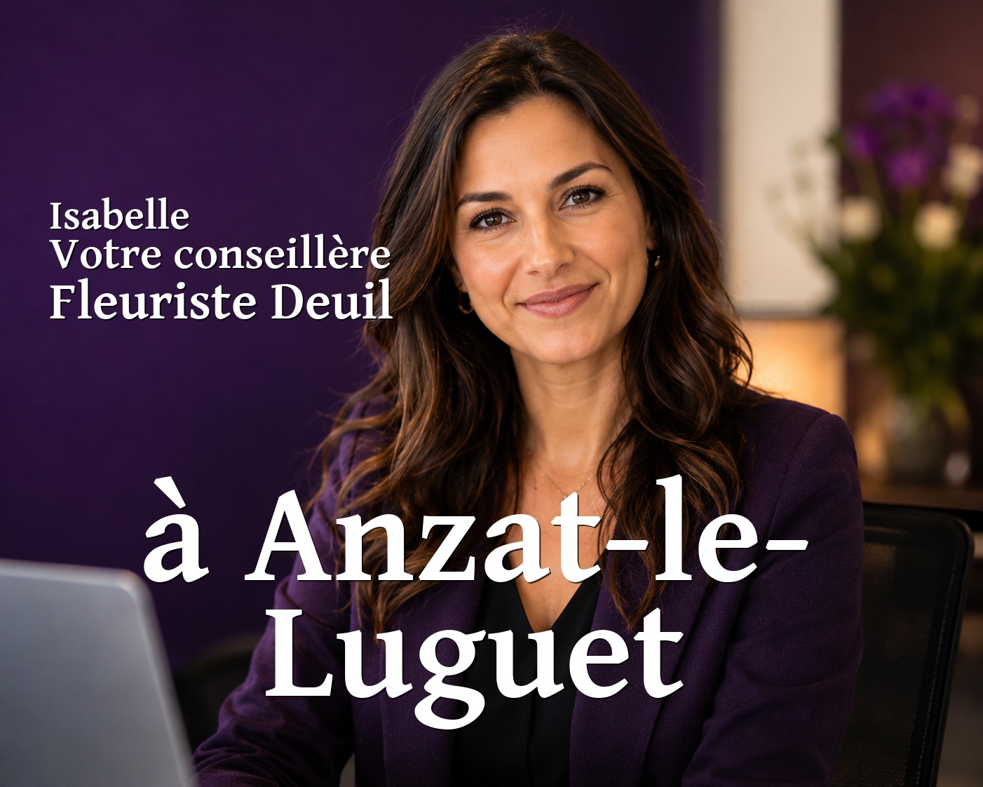 Isabelle, votre conseillère Fleuriste Deuil à Anzat-le-Luguet