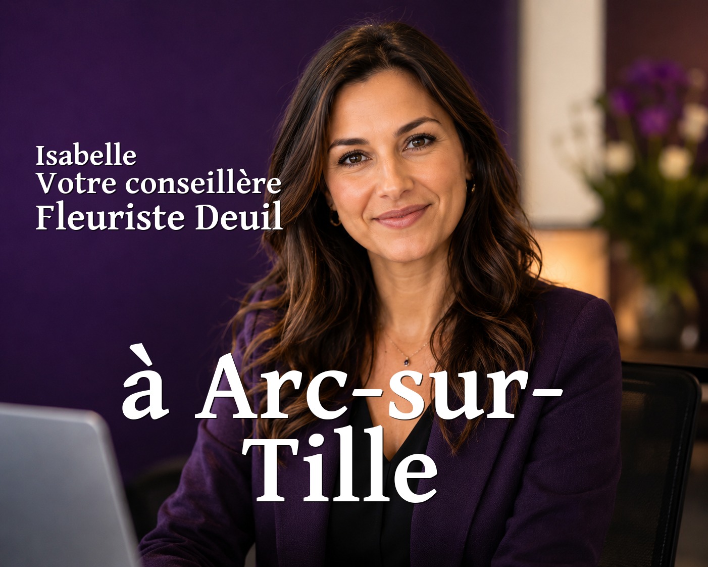 Isabelle, votre conseillère Fleuriste Deuil à Arc-sur-Tille