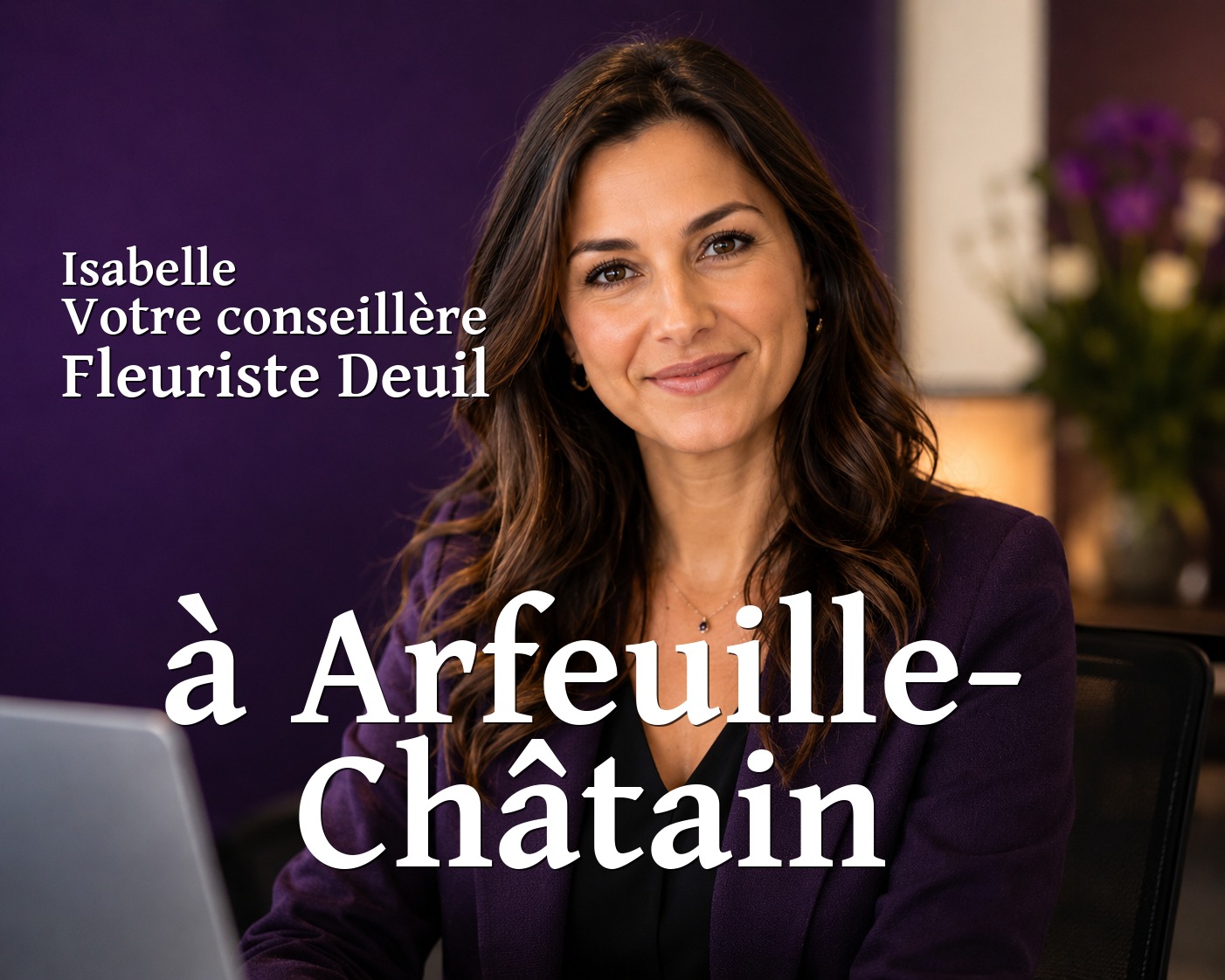 Isabelle, votre conseillère Fleuriste Deuil à Arfeuille-Châtain