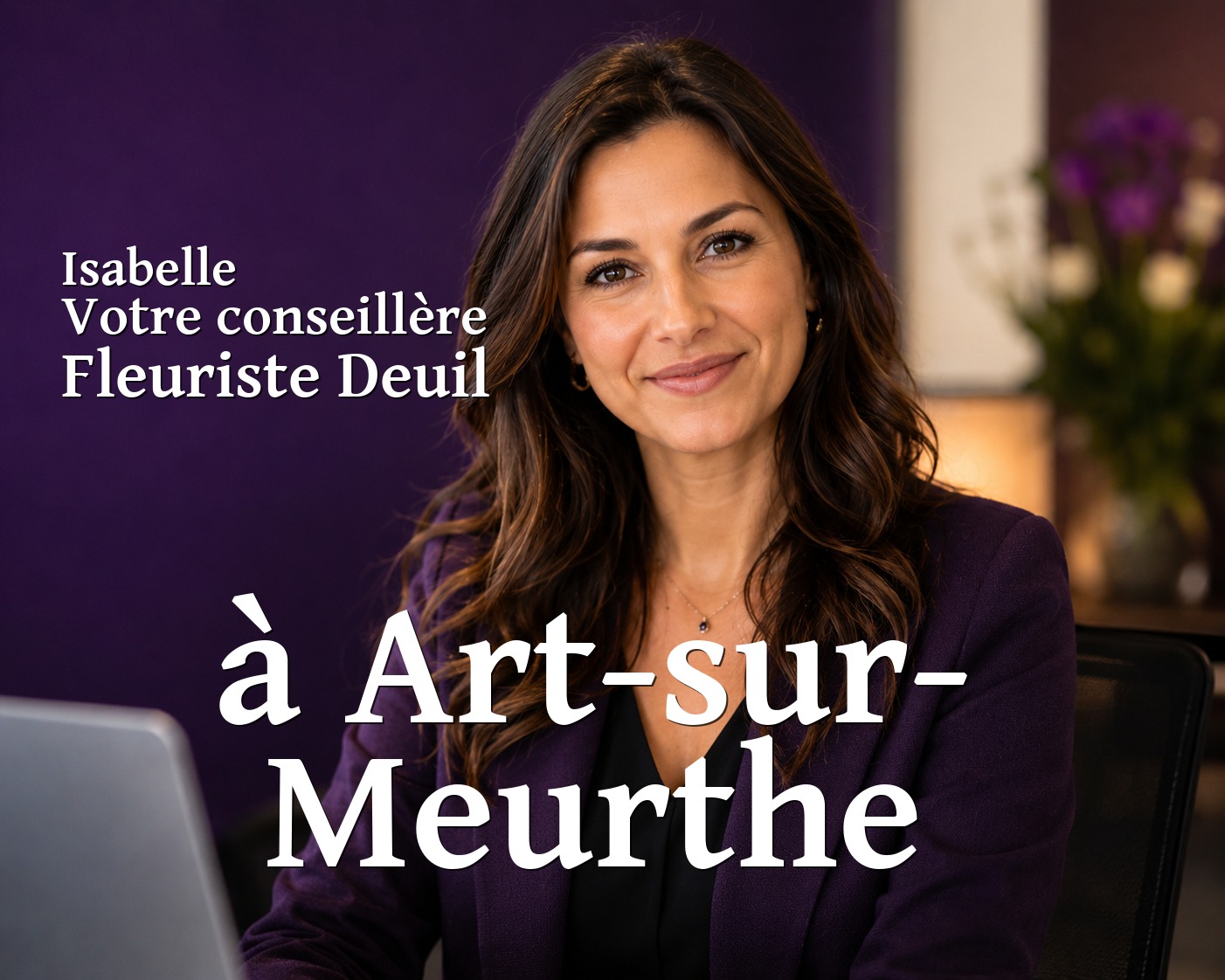 Isabelle, votre conseillère Fleuriste Deuil à Art-sur-Meurthe