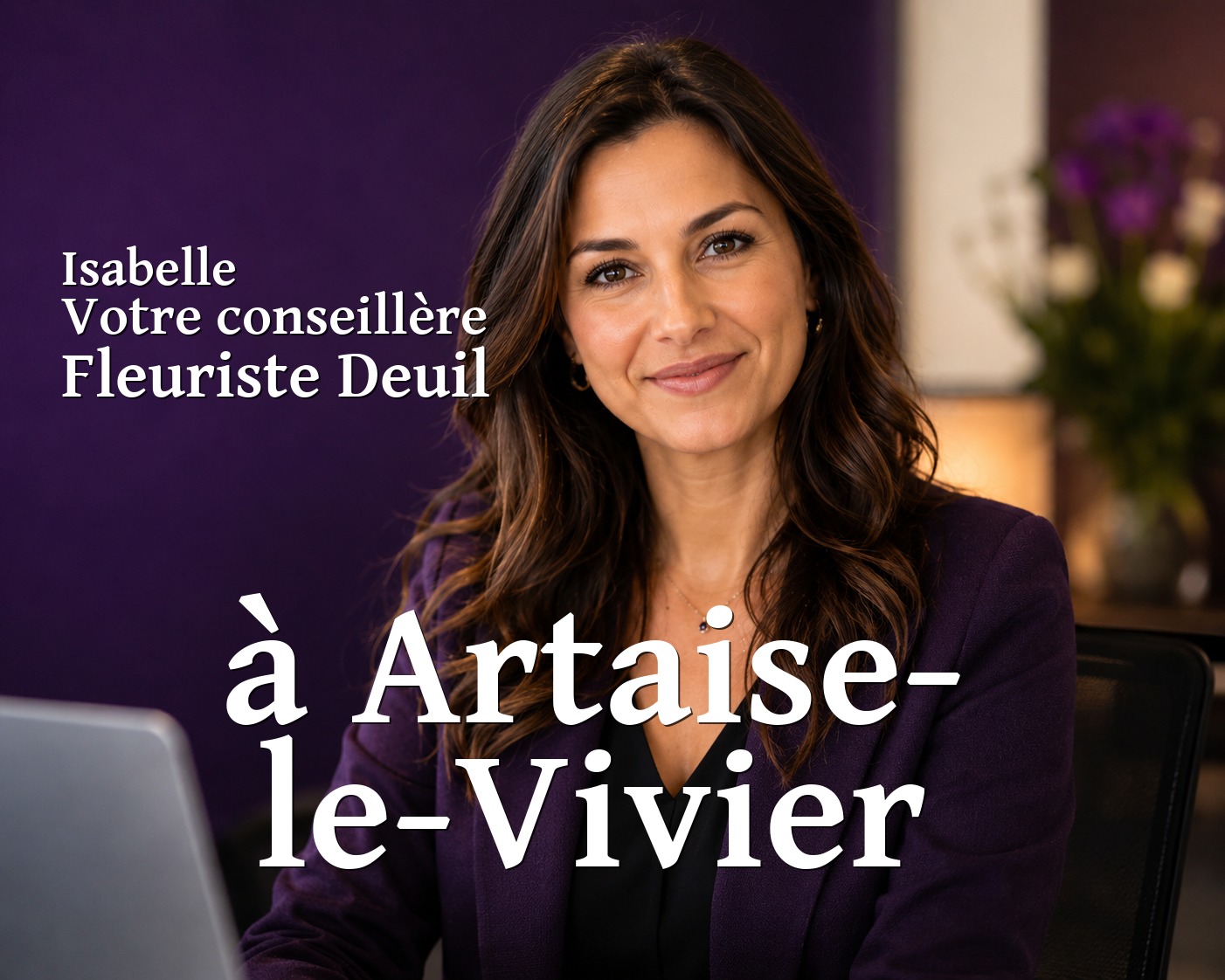 Isabelle, votre conseillère Fleuriste Deuil à Artaise-le-Vivier