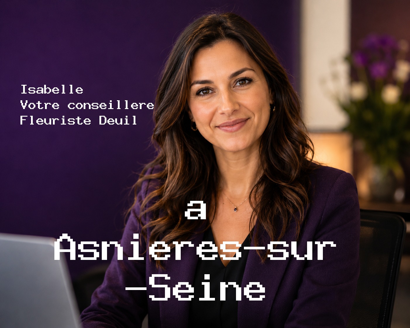 Isabelle, votre conseillère Fleuriste Deuil à Asnières-sur-Seine