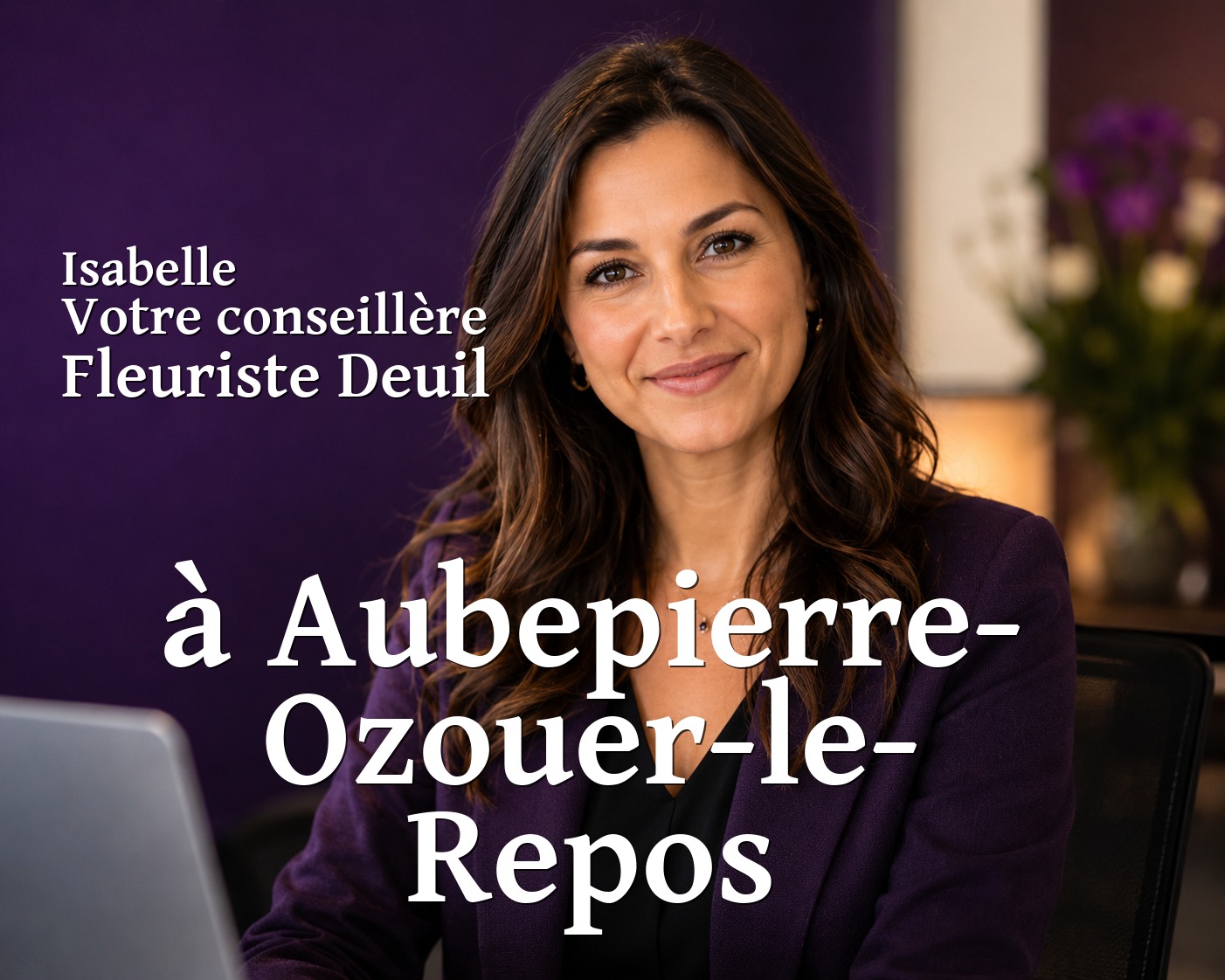 Isabelle, votre conseillère Fleuriste Deuil à Aubepierre-Ozouer-le-Repos