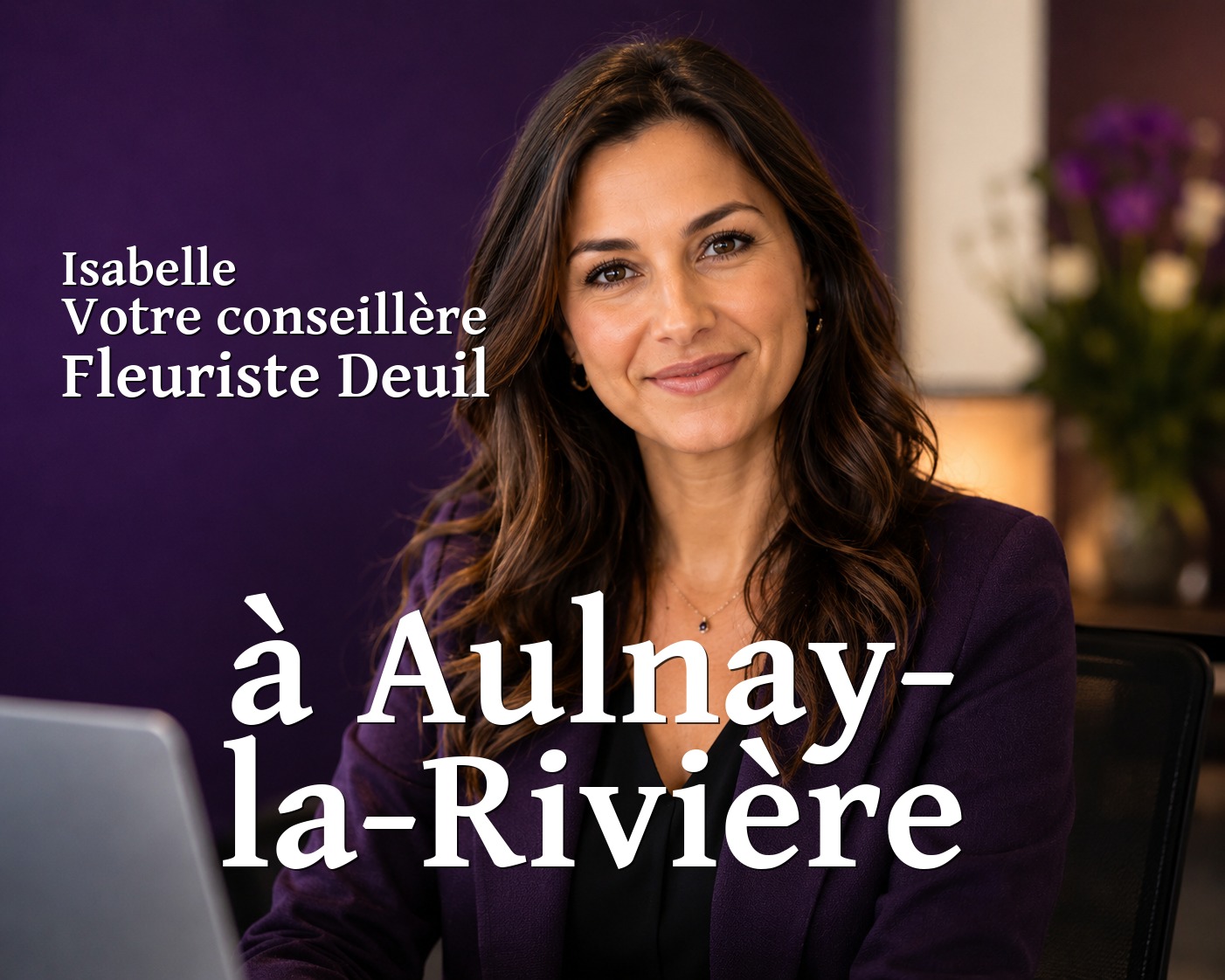 Isabelle, votre conseillère Fleuriste Deuil à Aulnay-la-Rivière