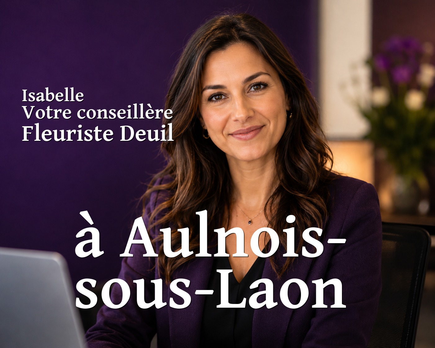 Isabelle, votre conseillère Fleuriste Deuil à Aulnois-sous-Laon