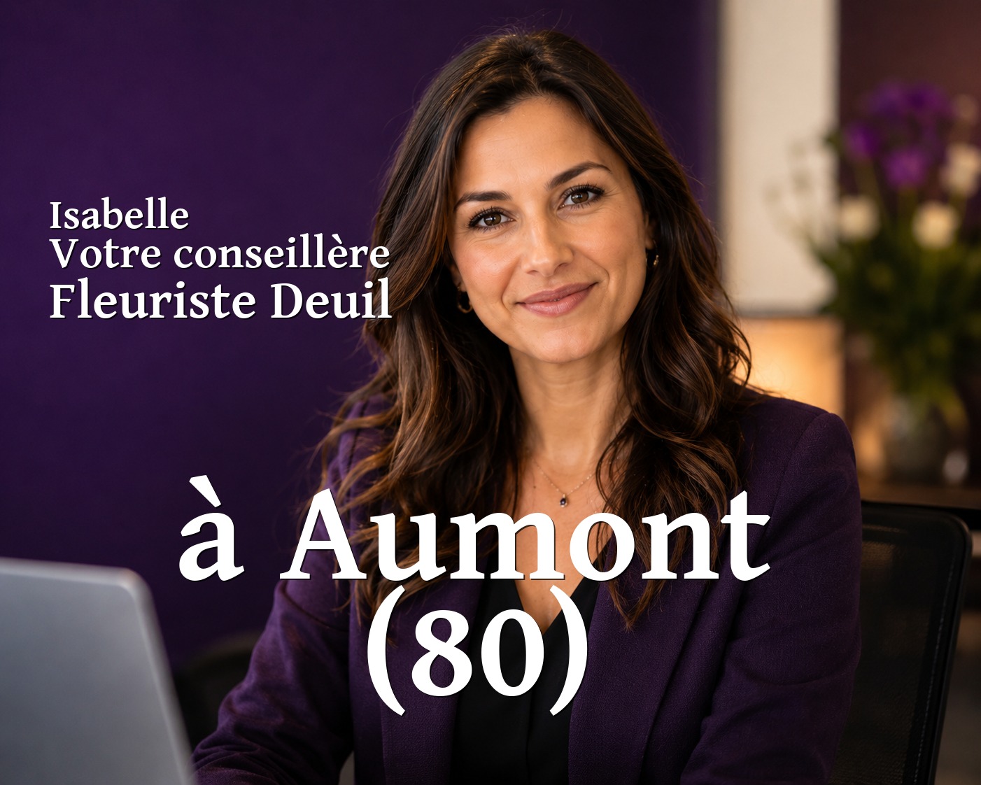 Isabelle, votre conseillère Fleuriste Deuil à Aumont (80)
