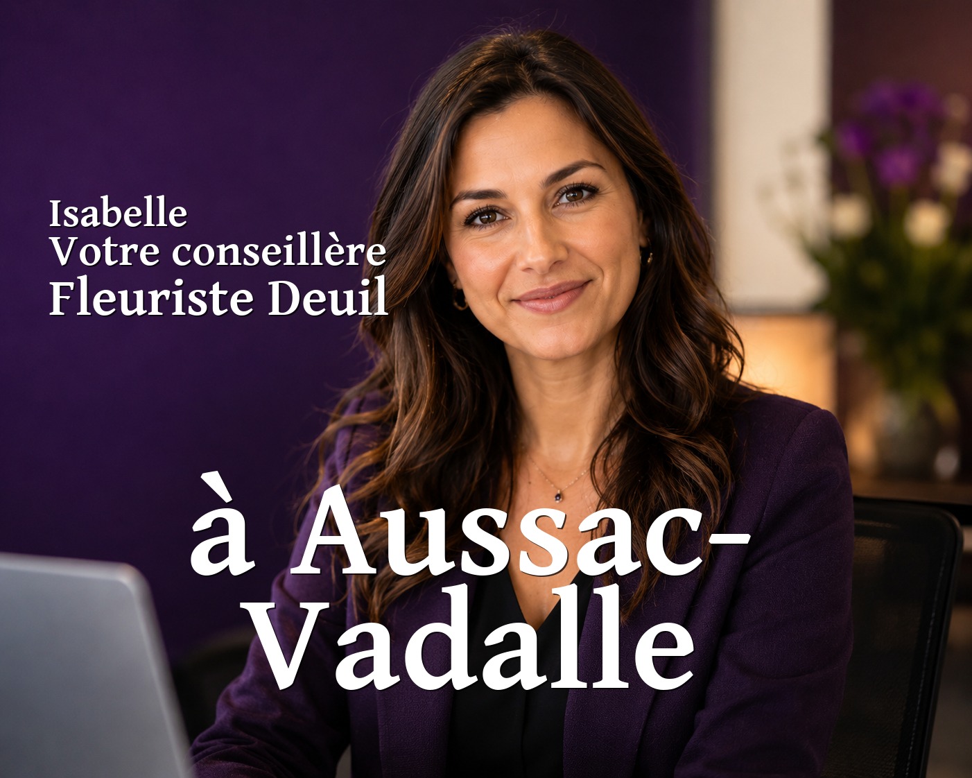 Isabelle, votre conseillère Fleuriste Deuil à Aussac-Vadalle