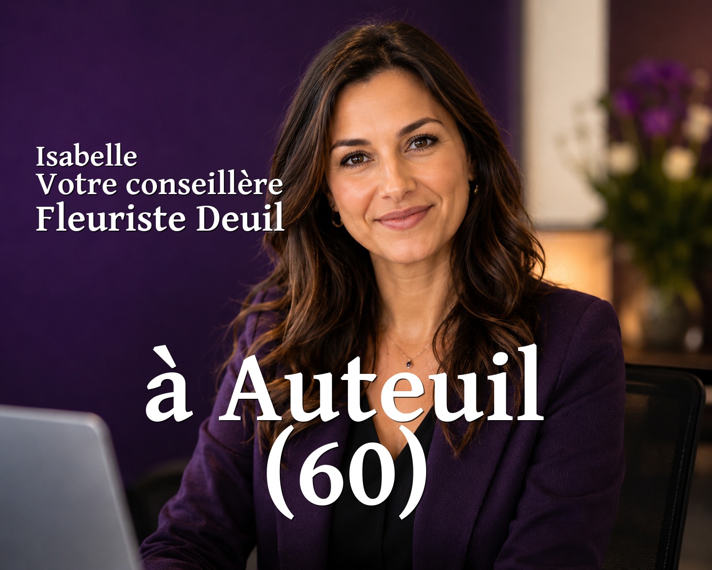 Isabelle, votre conseillère Fleuriste Deuil à Auteuil (60)