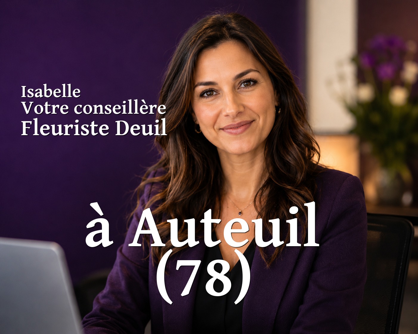 Isabelle, votre conseillère Fleuriste Deuil à Auteuil (78)
