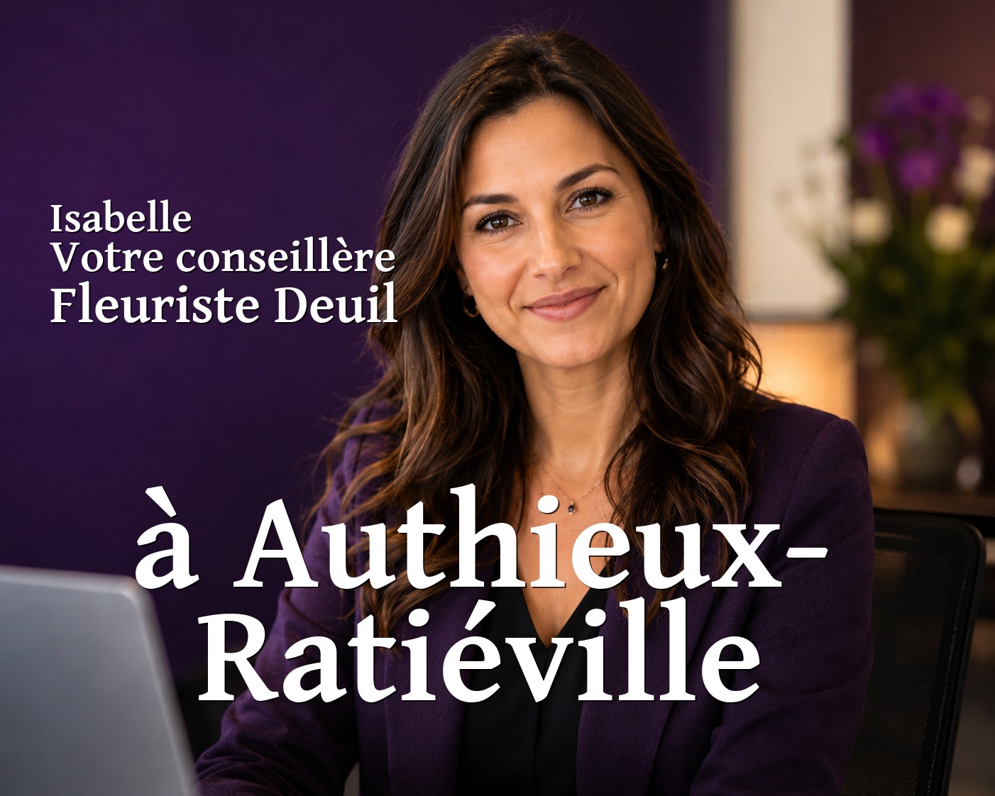Isabelle, votre conseillère Fleuriste Deuil à Authieux-Ratiéville
