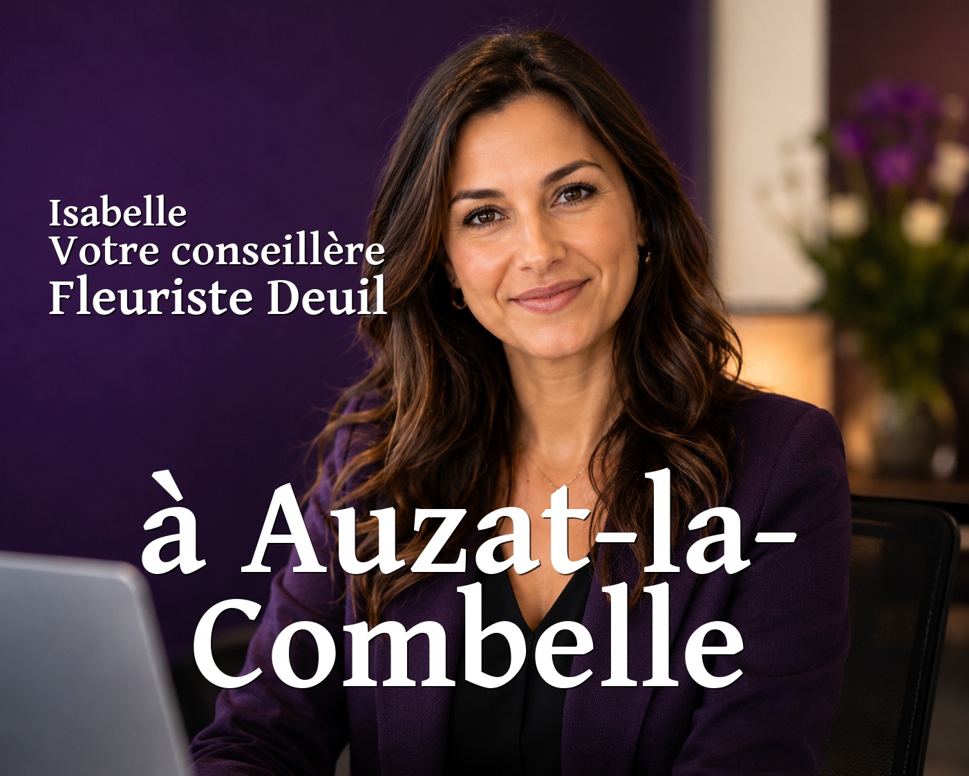 Isabelle, votre conseillère Fleuriste Deuil à Auzat-la-Combelle