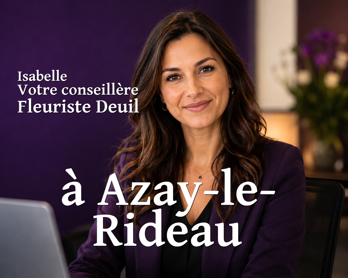Isabelle, votre conseillère Fleuriste Deuil à Azay-le-Rideau