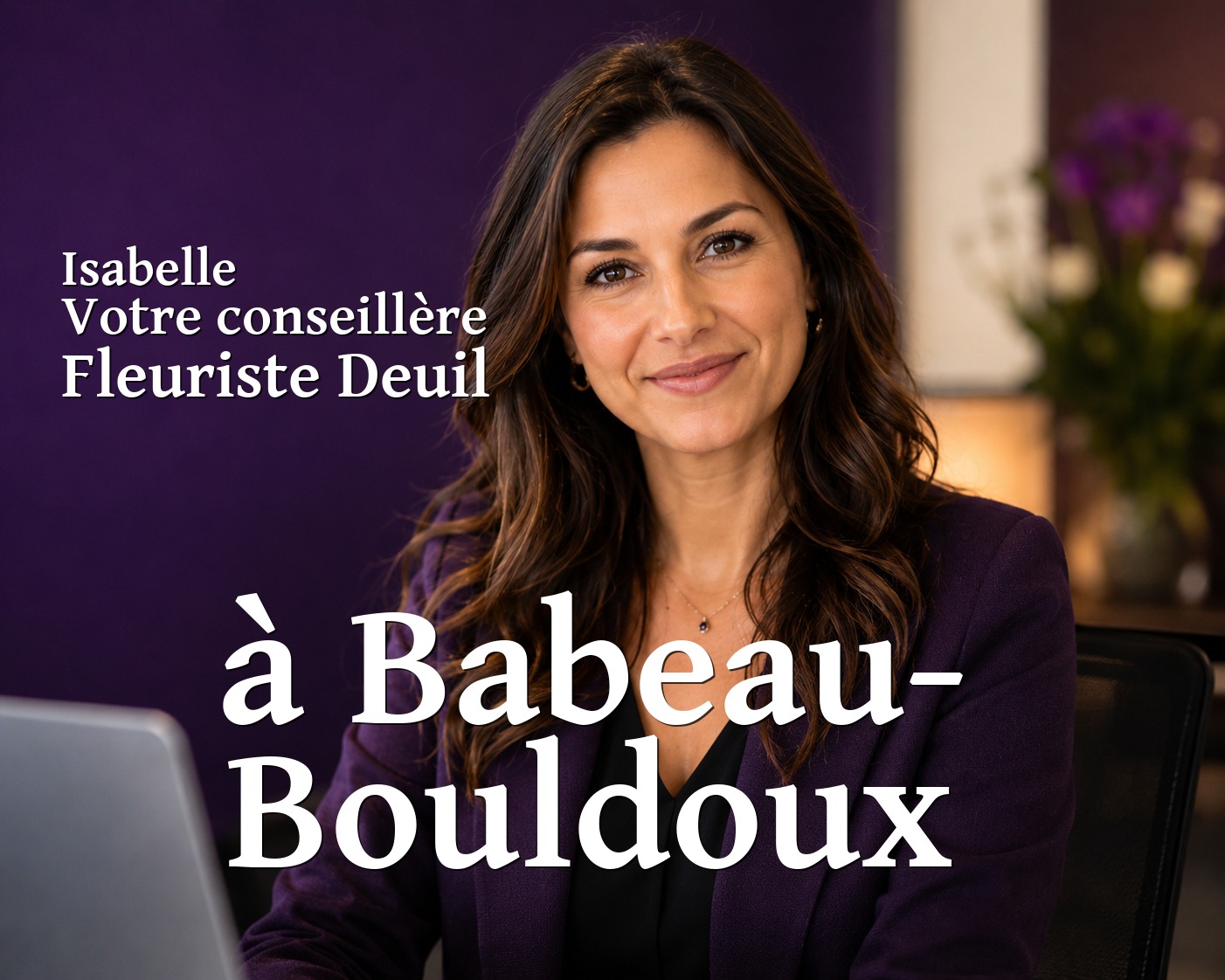 Isabelle, votre conseillère Fleuriste Deuil à Babeau-Bouldoux
