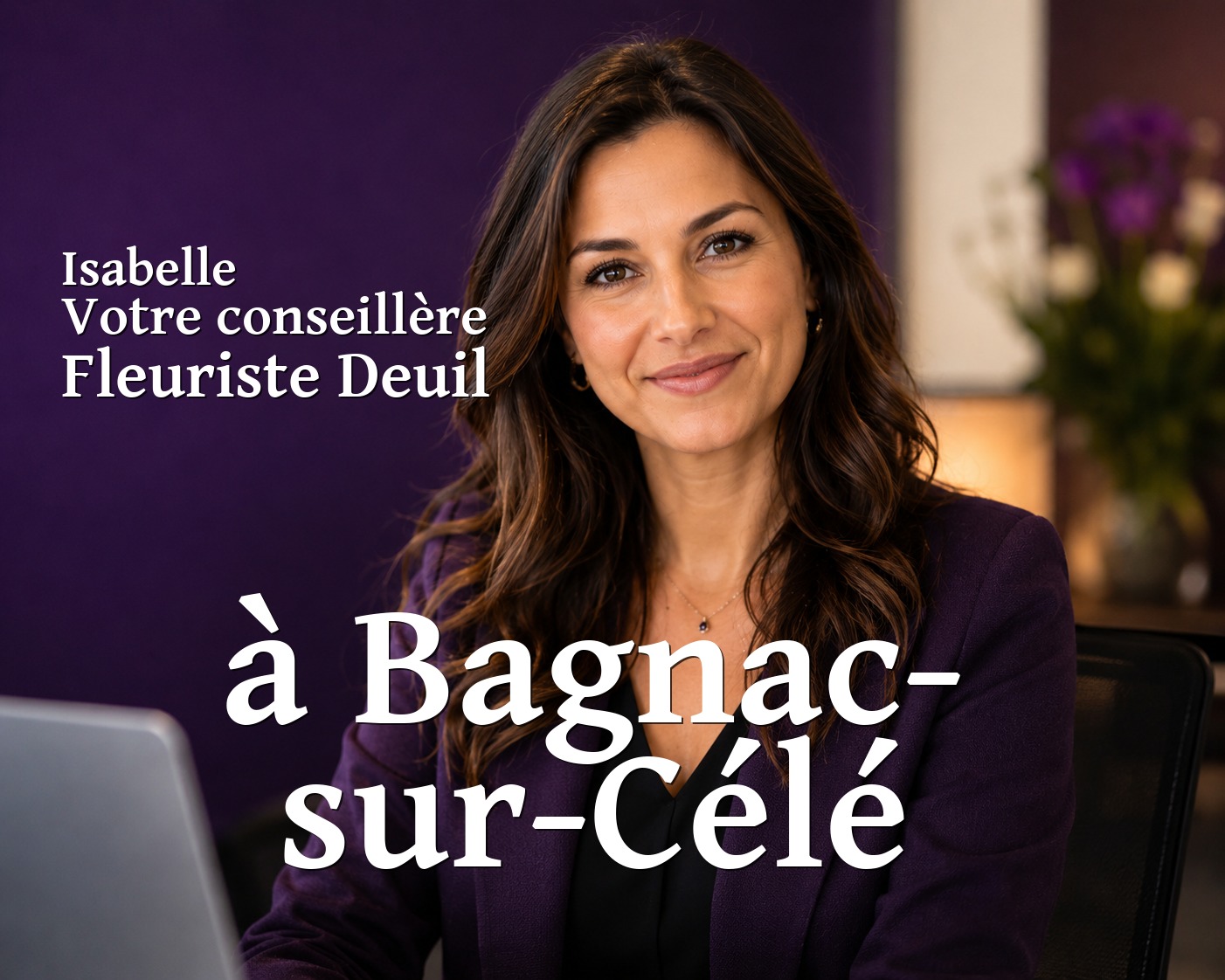 Isabelle, votre conseillère Fleuriste Deuil à Bagnac-sur-Célé