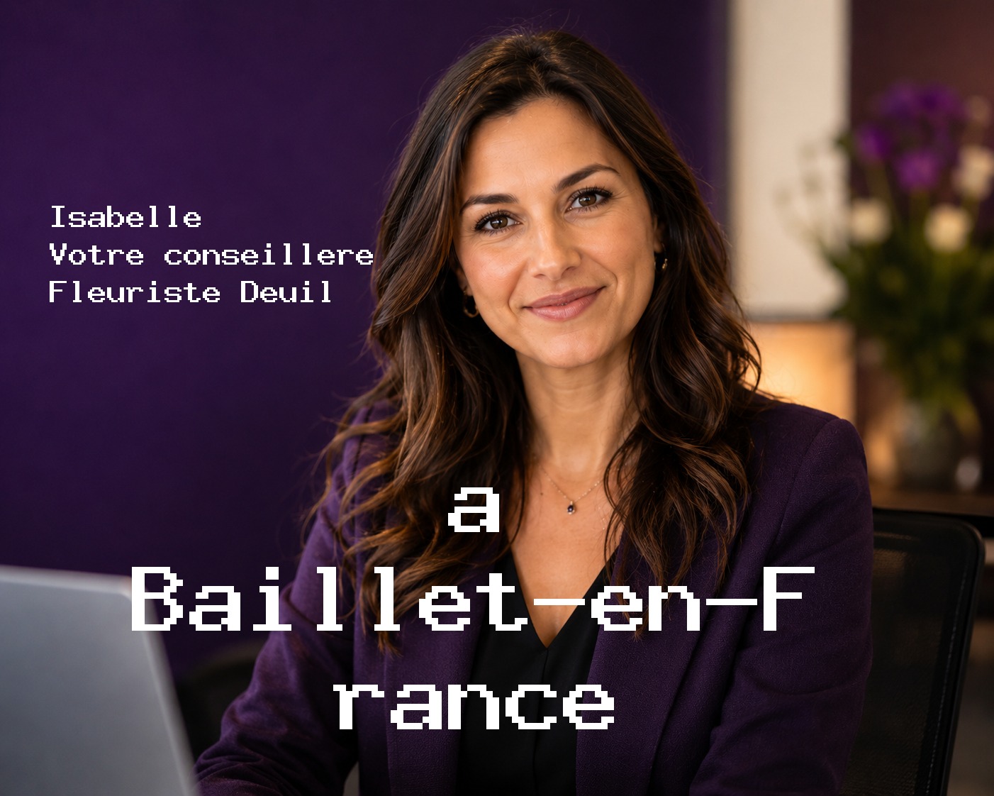 Isabelle, votre conseillère Fleuriste Deuil à Baillet-en-France
