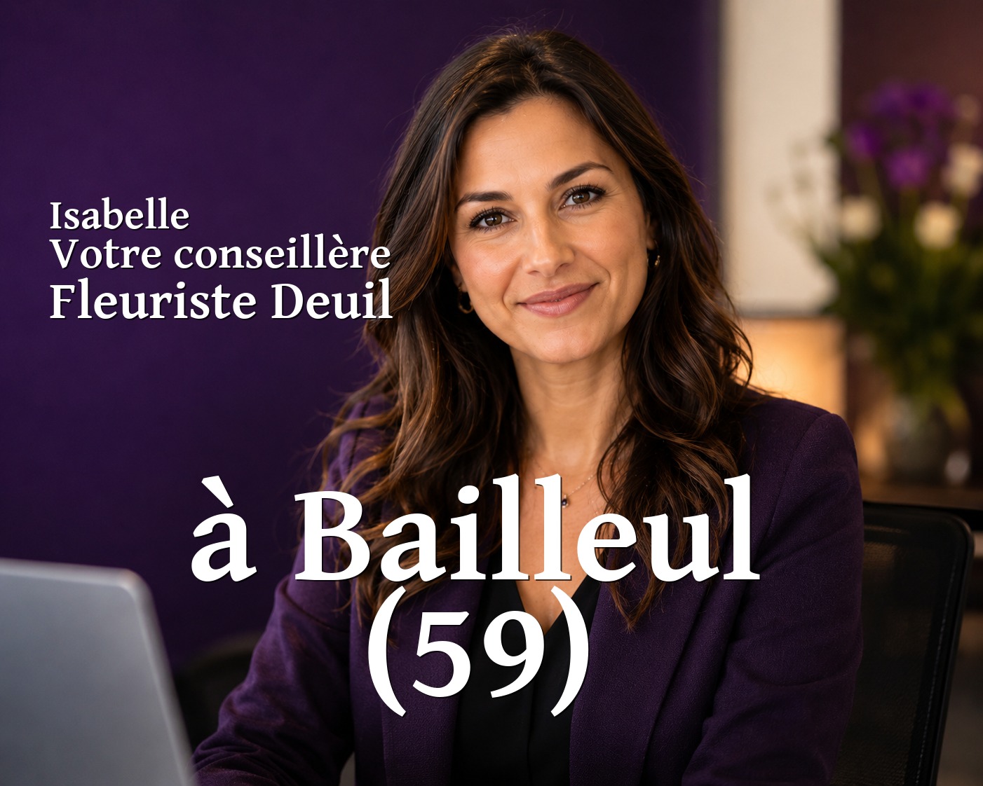 Isabelle, votre conseillère Fleuriste Deuil à Bailleul (59)