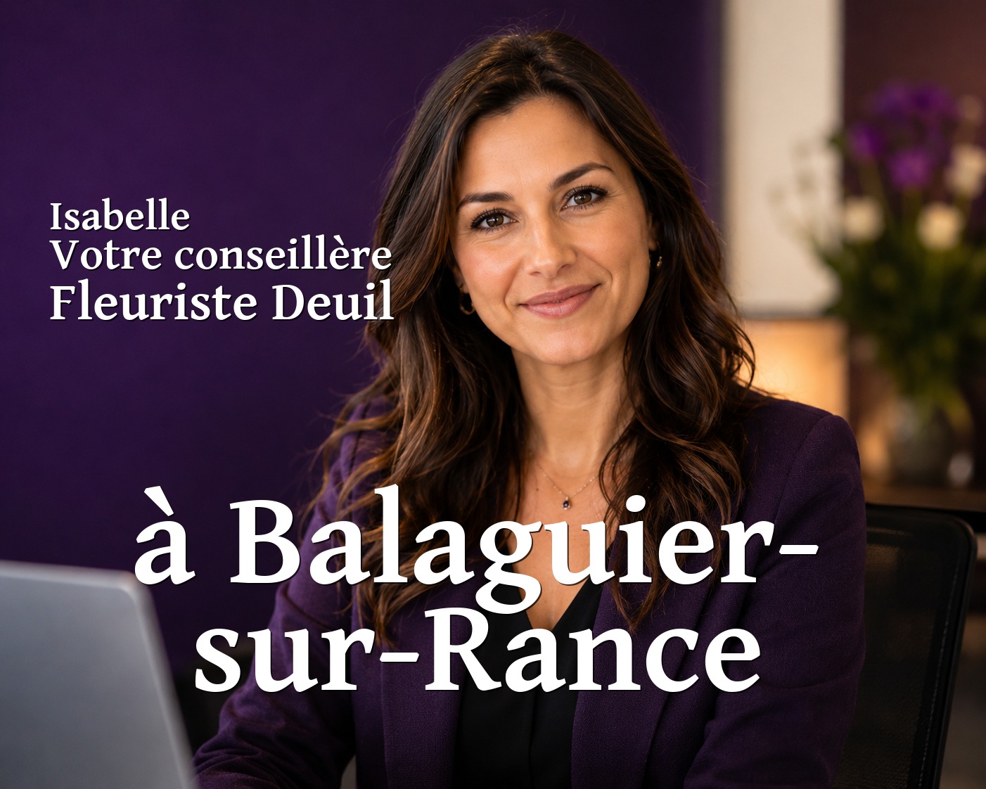 Isabelle, votre conseillère Fleuriste Deuil à Balaguier-sur-Rance