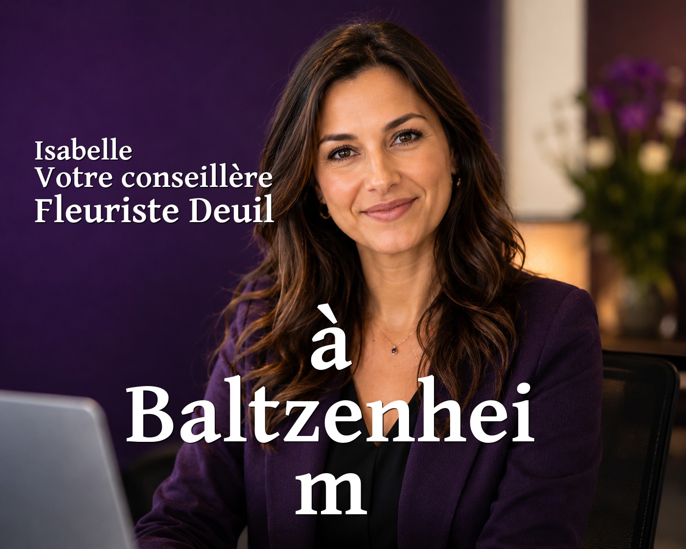 Isabelle, votre conseillère Fleuriste Deuil à Baltzenheim