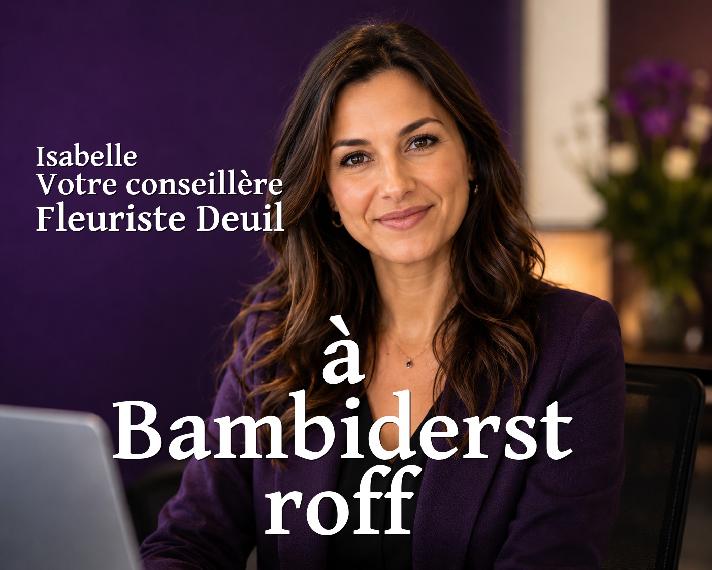 Isabelle, votre conseillère Fleuriste Deuil à Bambiderstroff
