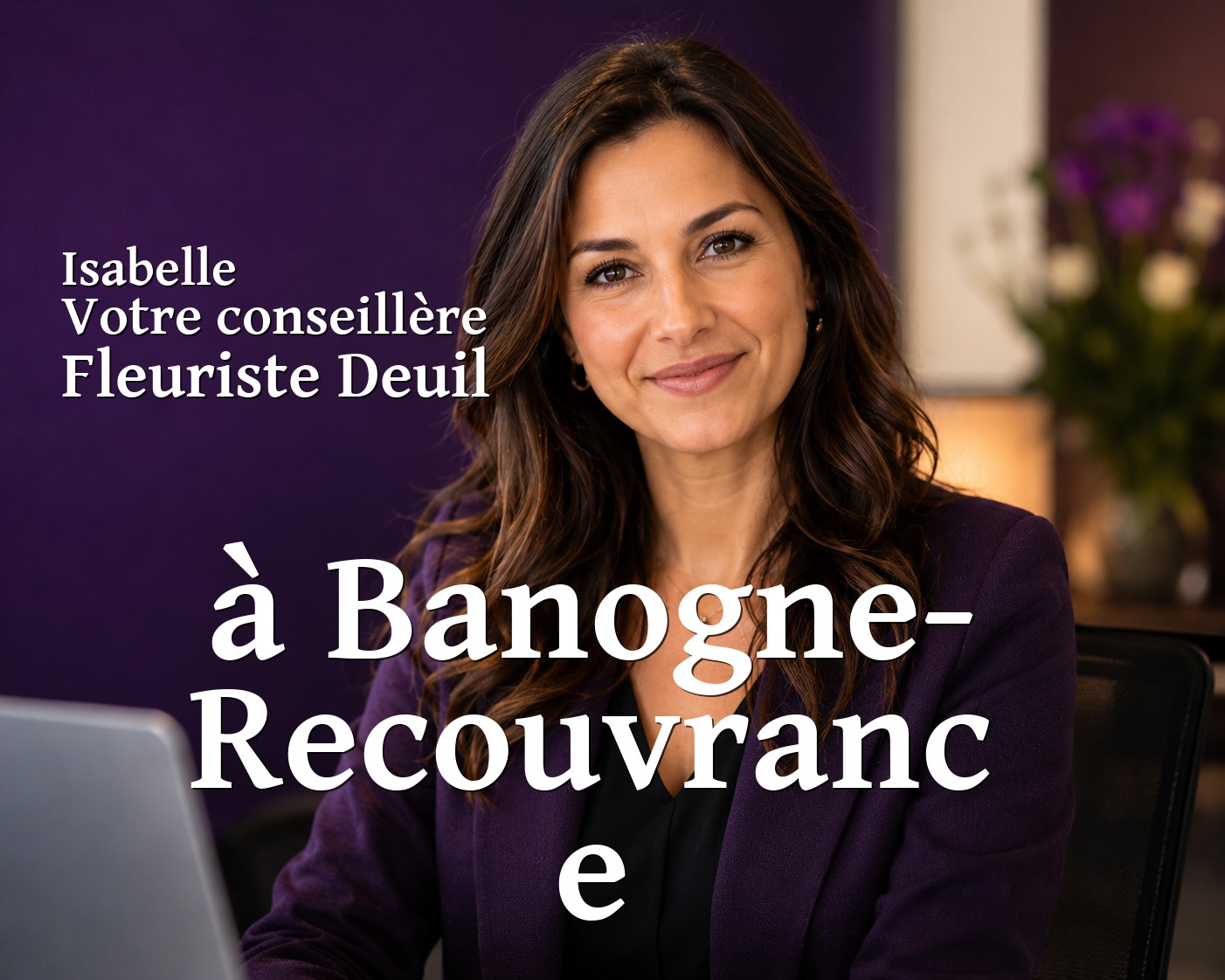 Isabelle, votre conseillère Fleuriste Deuil à Banogne-Recouvrance