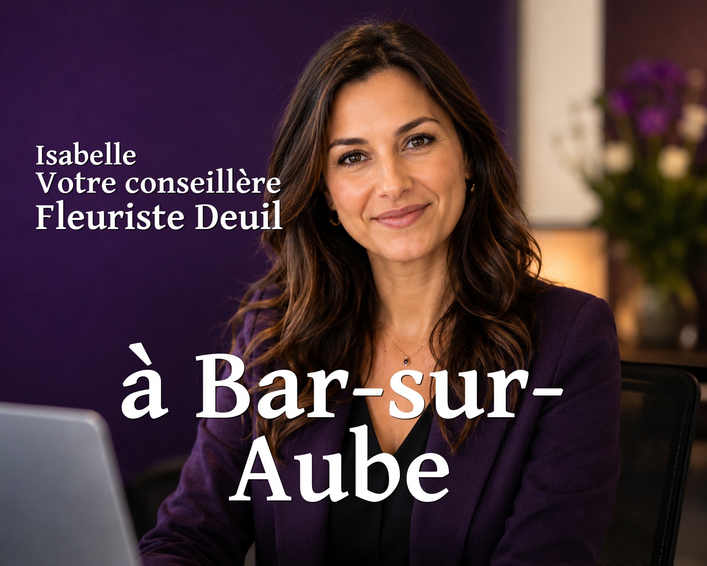 Isabelle, votre conseillère Fleuriste Deuil à Bar-sur-Aube