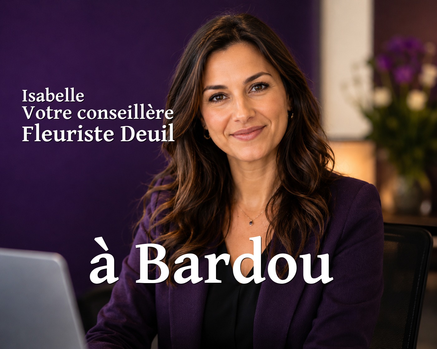 Isabelle, votre conseillère Fleuriste Deuil à Bardou