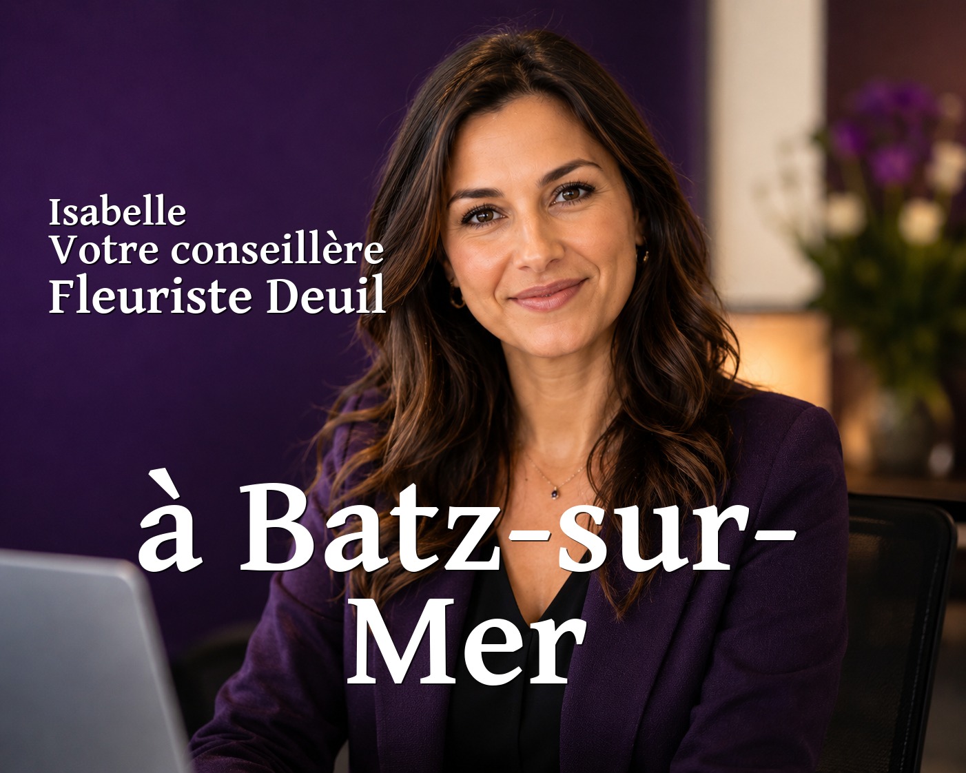 Isabelle, votre conseillère Fleuriste Deuil à Batz-sur-Mer