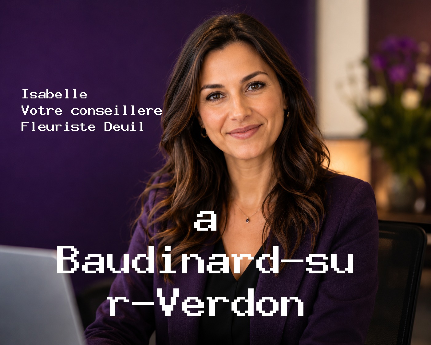 Isabelle, votre conseillère Fleuriste Deuil à Baudinard-sur-Verdon