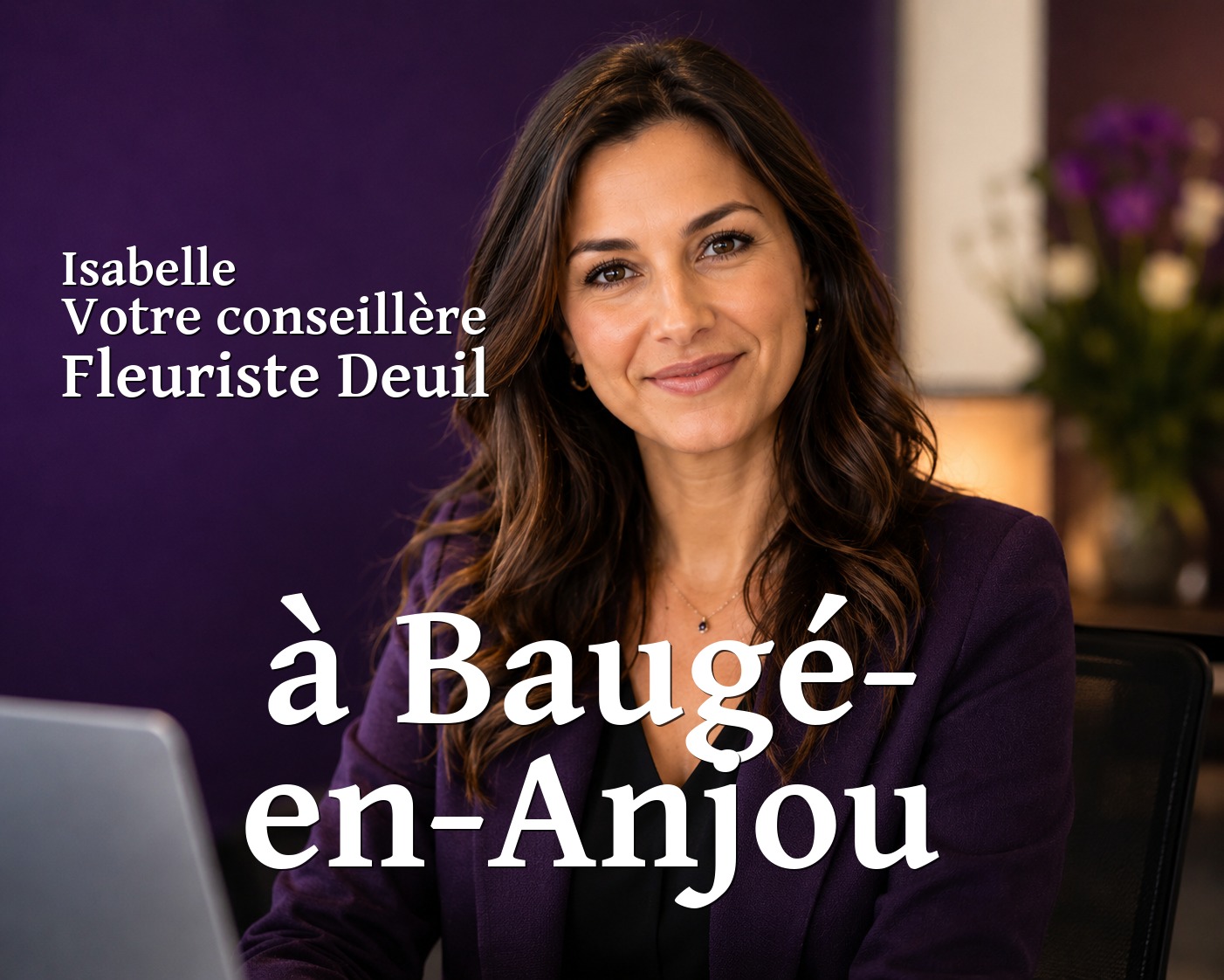 Isabelle, votre conseillère Fleuriste Deuil à Baugé-en-Anjou