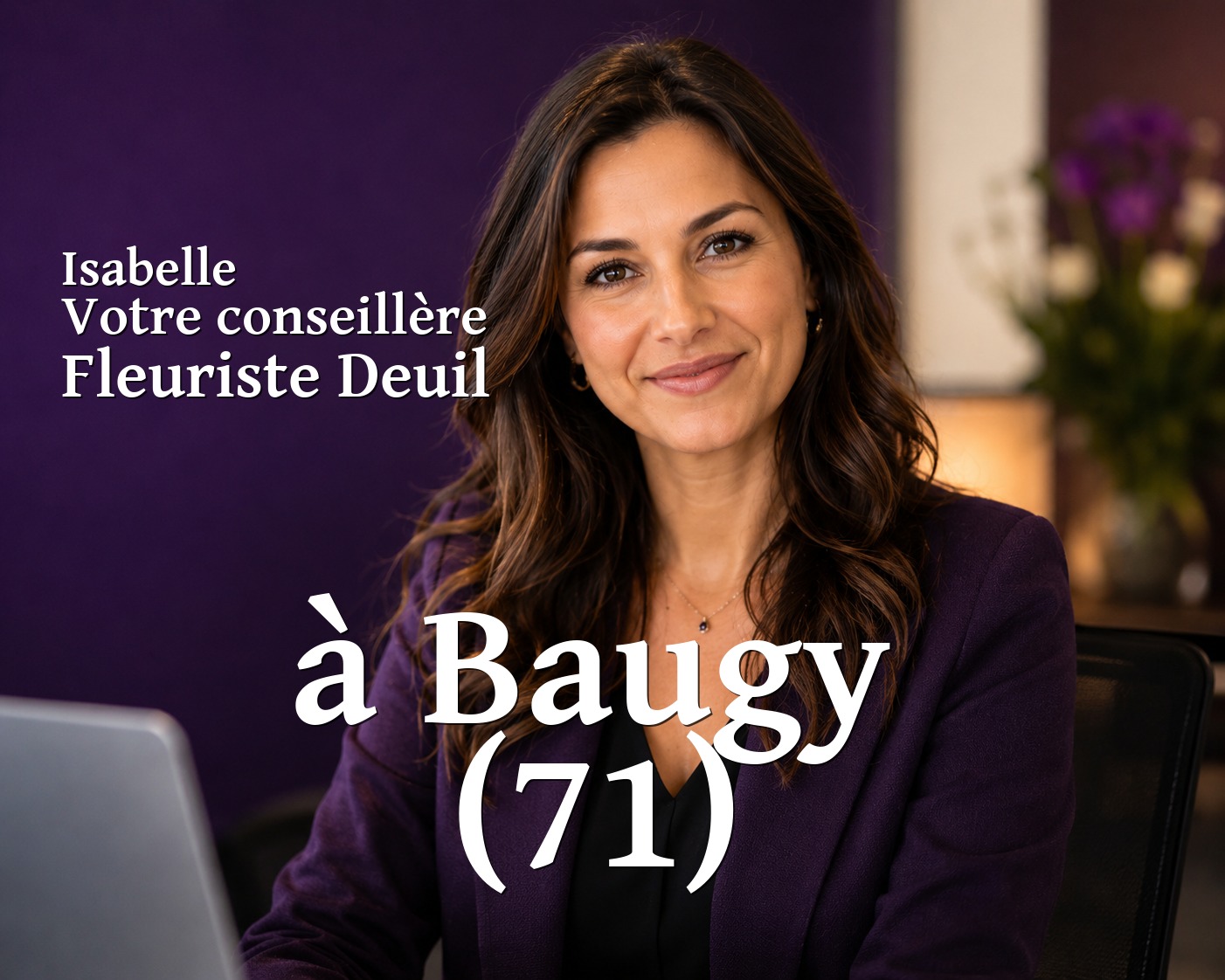 Isabelle, votre conseillère Fleuriste Deuil à Baugy (71)
