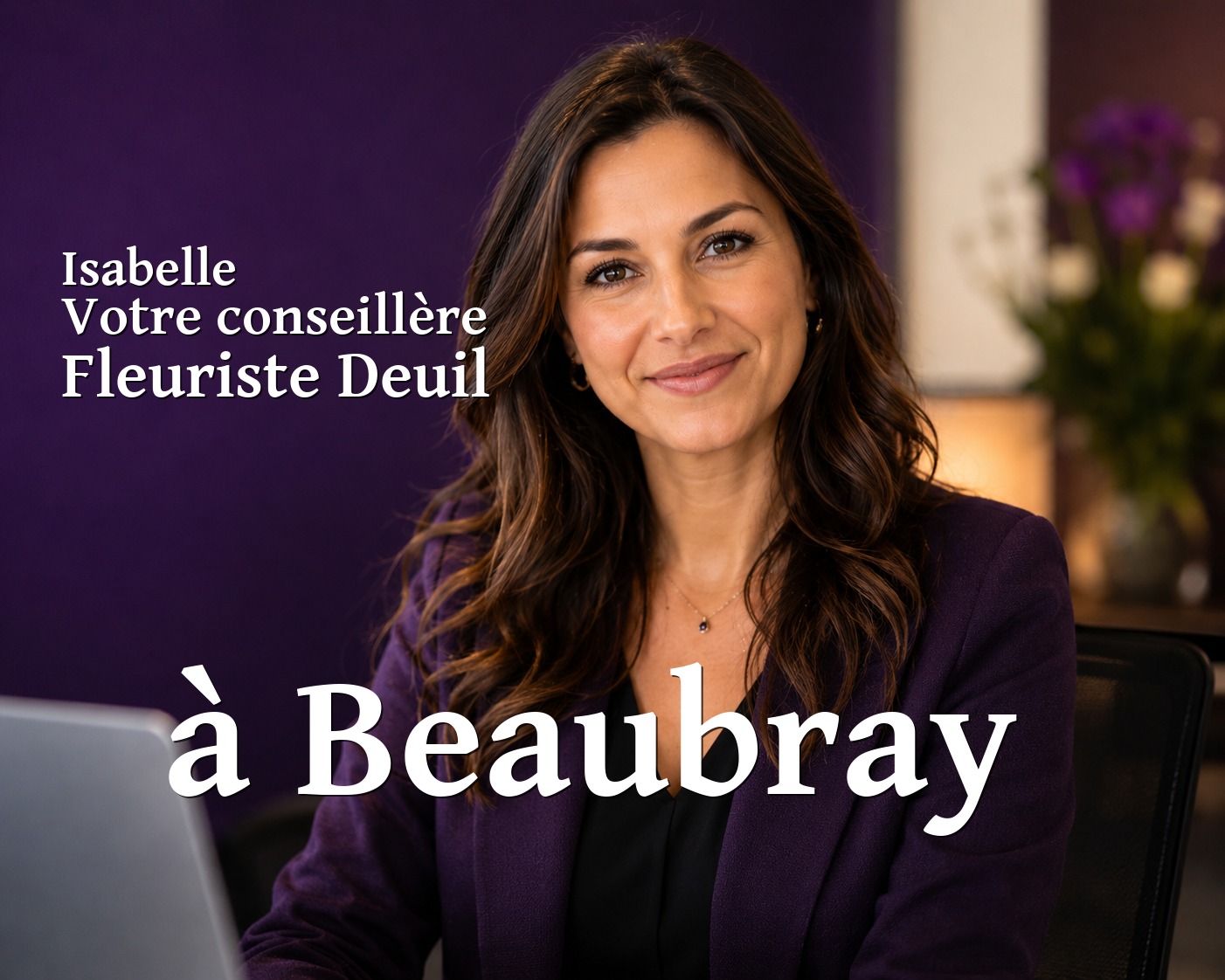 Isabelle, votre conseillère Fleuriste Deuil à Beaubray