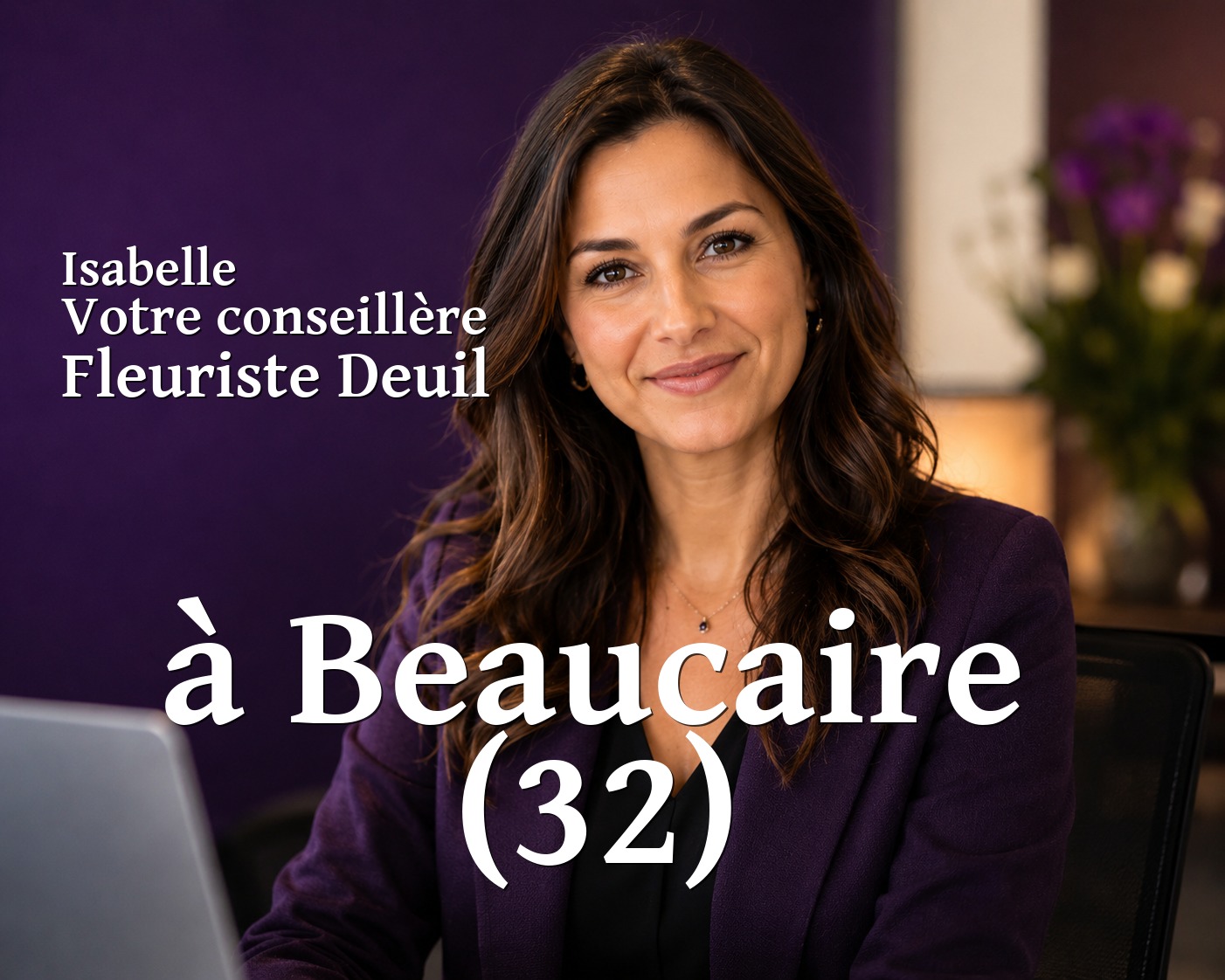 Isabelle, votre conseillère Fleuriste Deuil à Beaucaire (32)