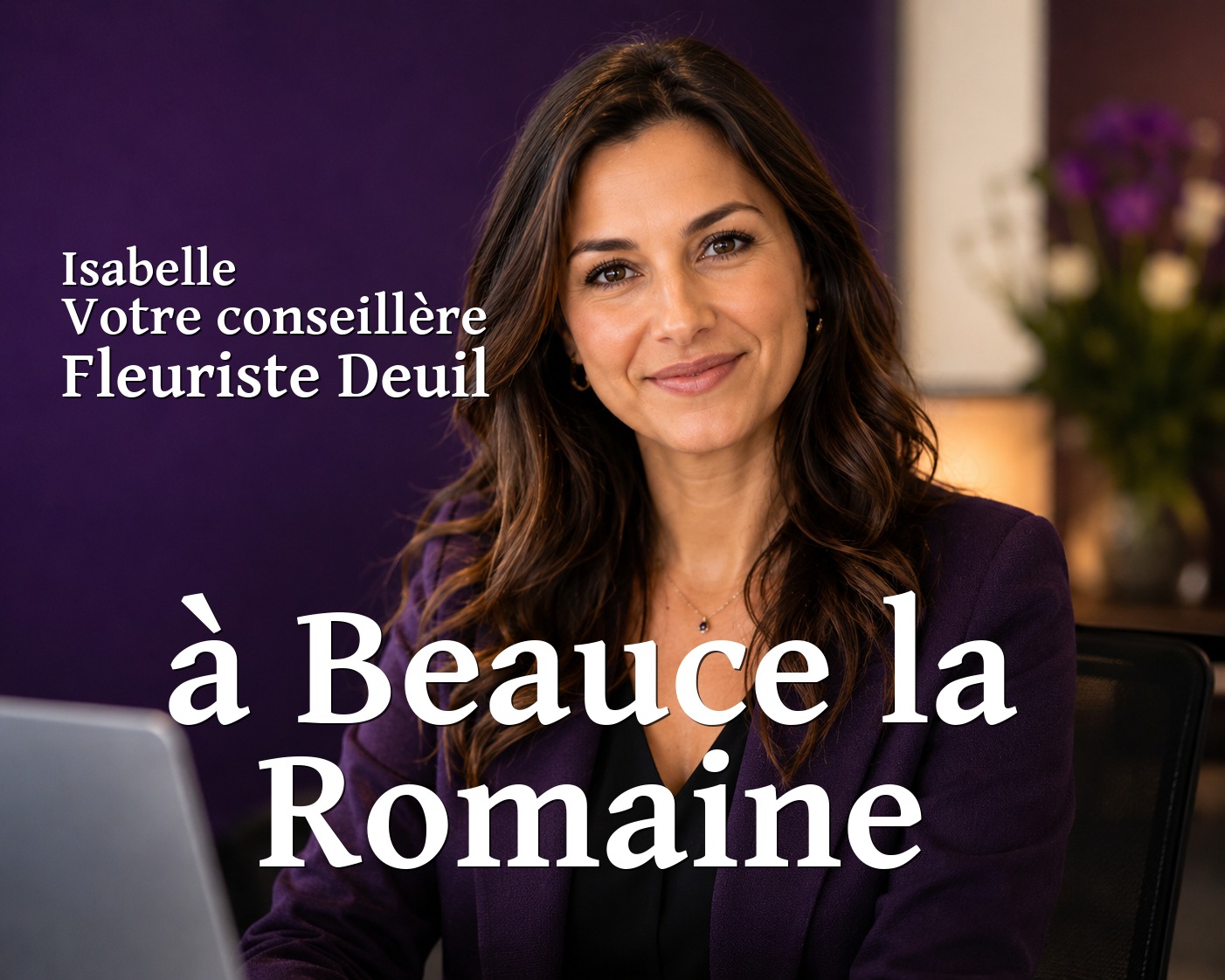 Isabelle, votre conseillère Fleuriste Deuil à Beauce la Romaine