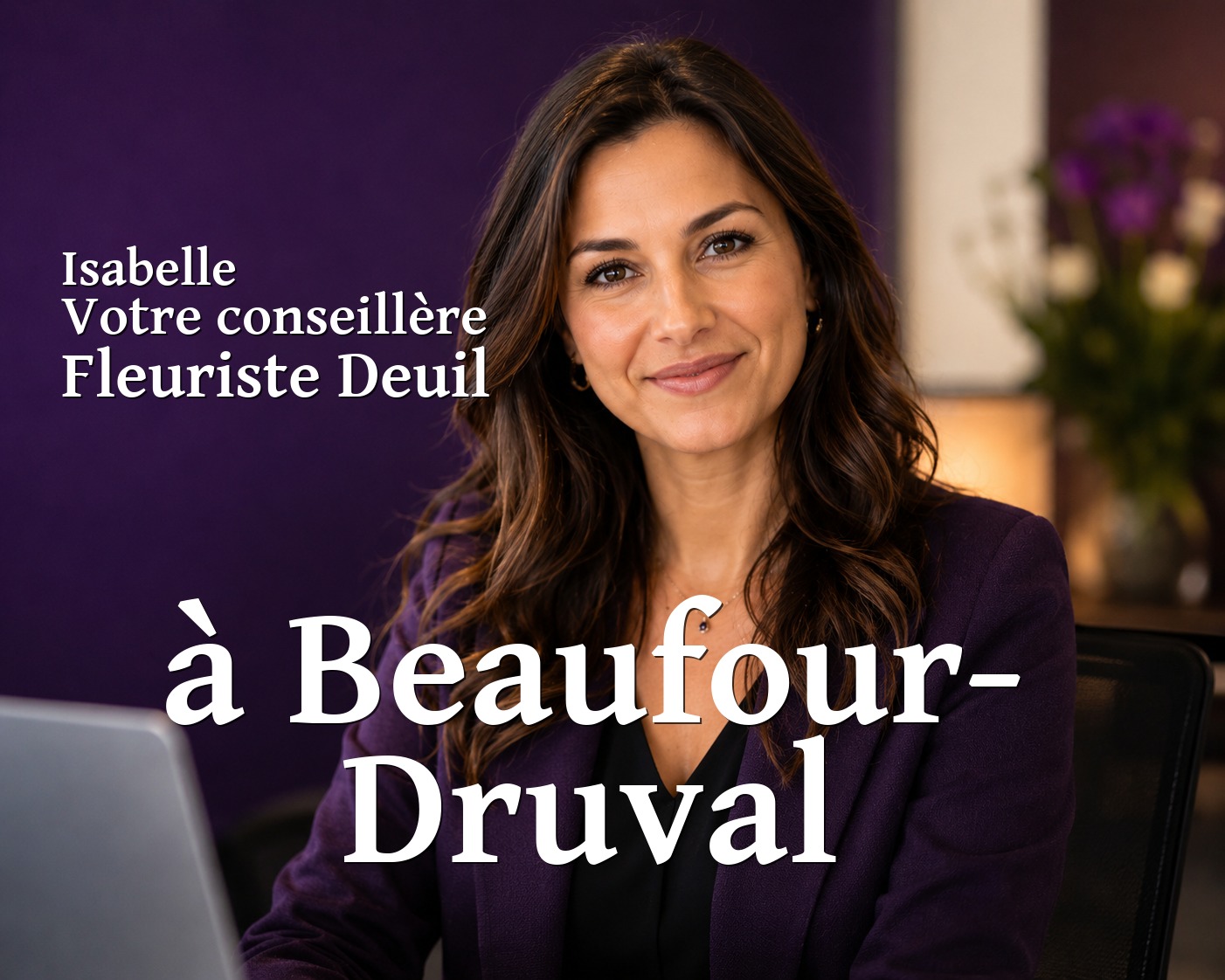Isabelle, votre conseillère Fleuriste Deuil à Beaufour-Druval
