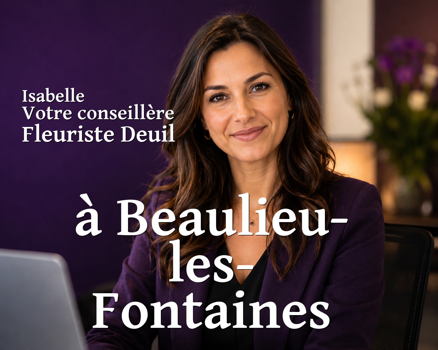 Isabelle, votre conseillère Fleuriste Deuil à Beaulieu-les-Fontaines