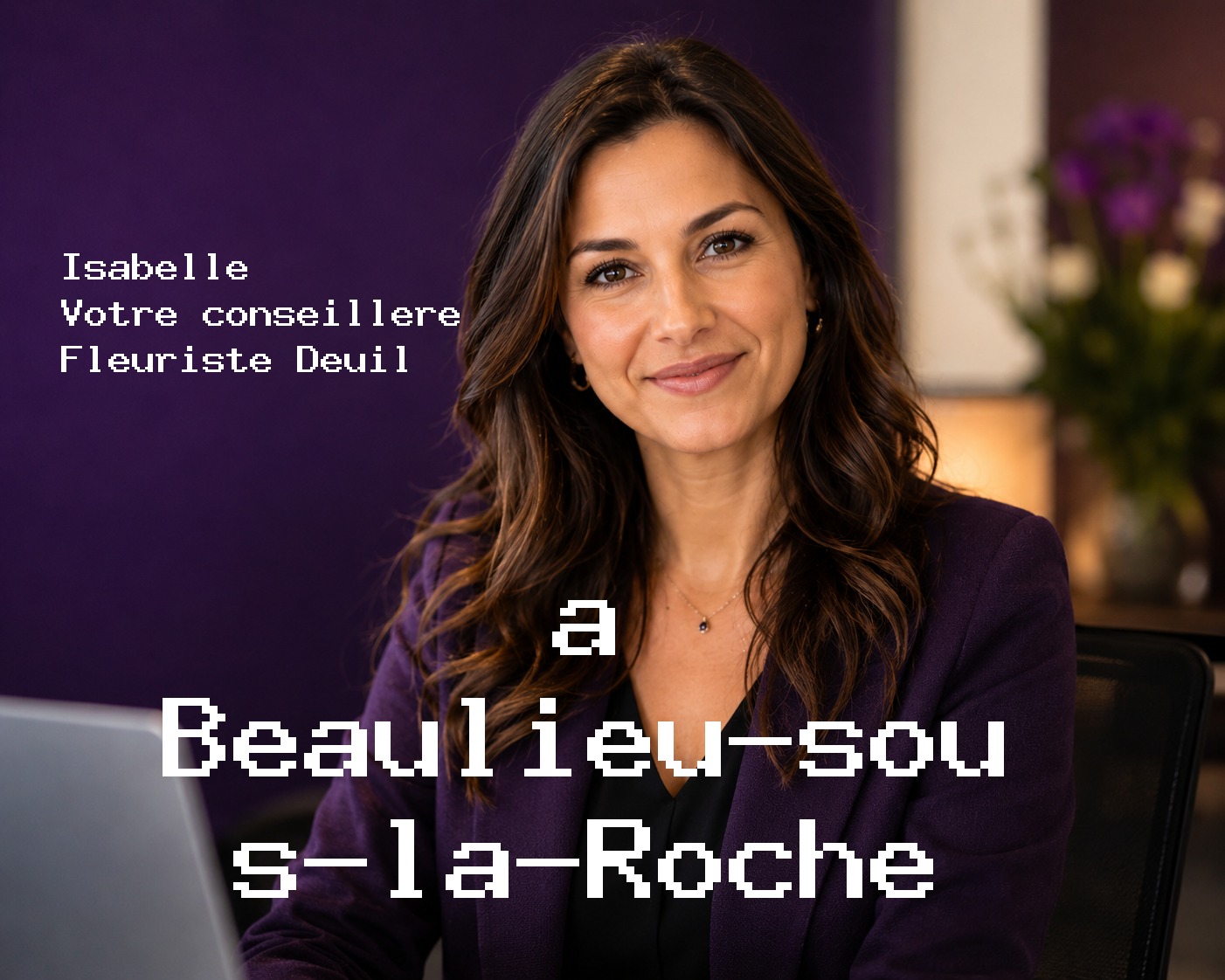 Isabelle, votre conseillère Fleuriste Deuil à Beaulieu-sous-la-Roche