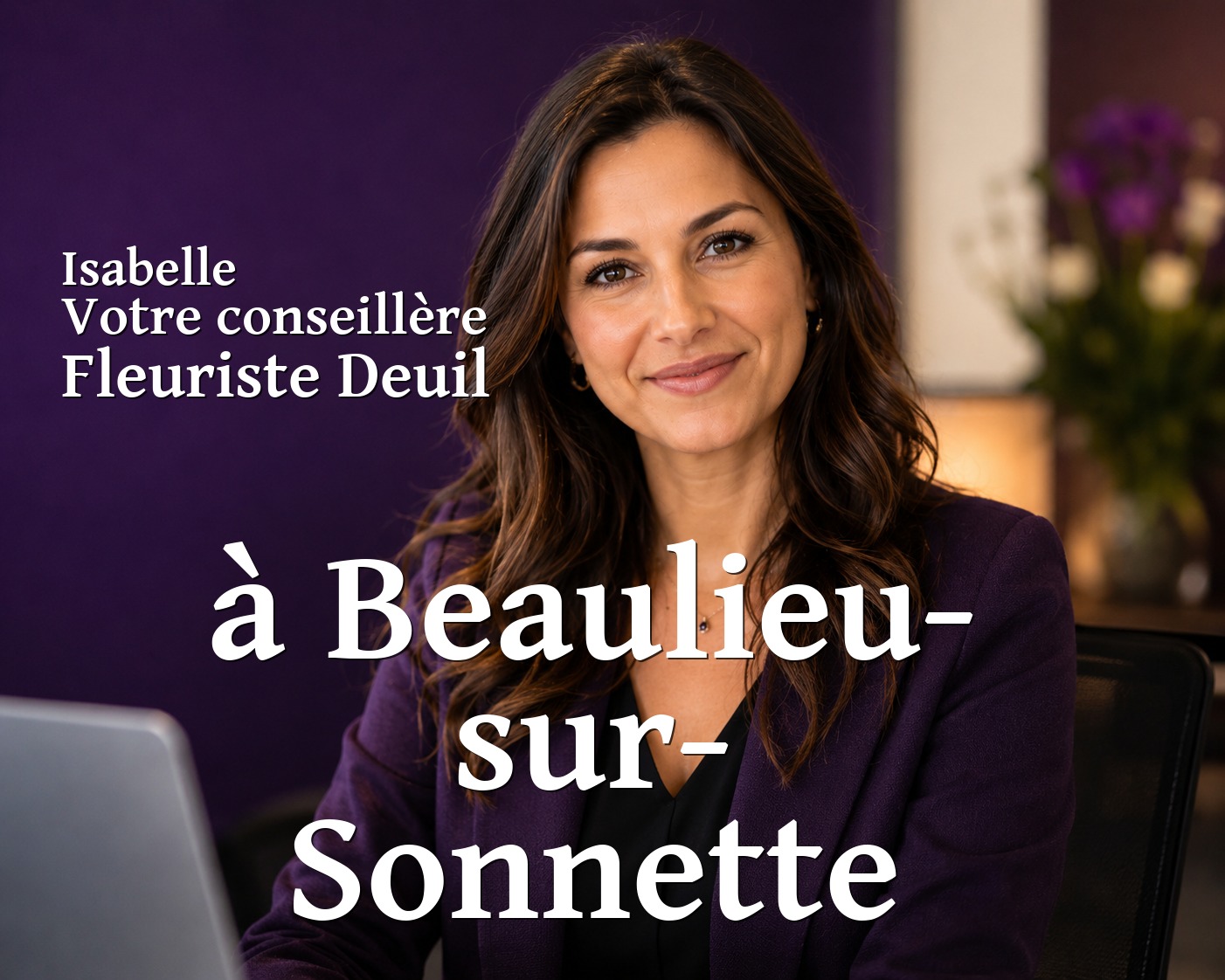 Isabelle, votre conseillère Fleuriste Deuil à Beaulieu-sur-Sonnette